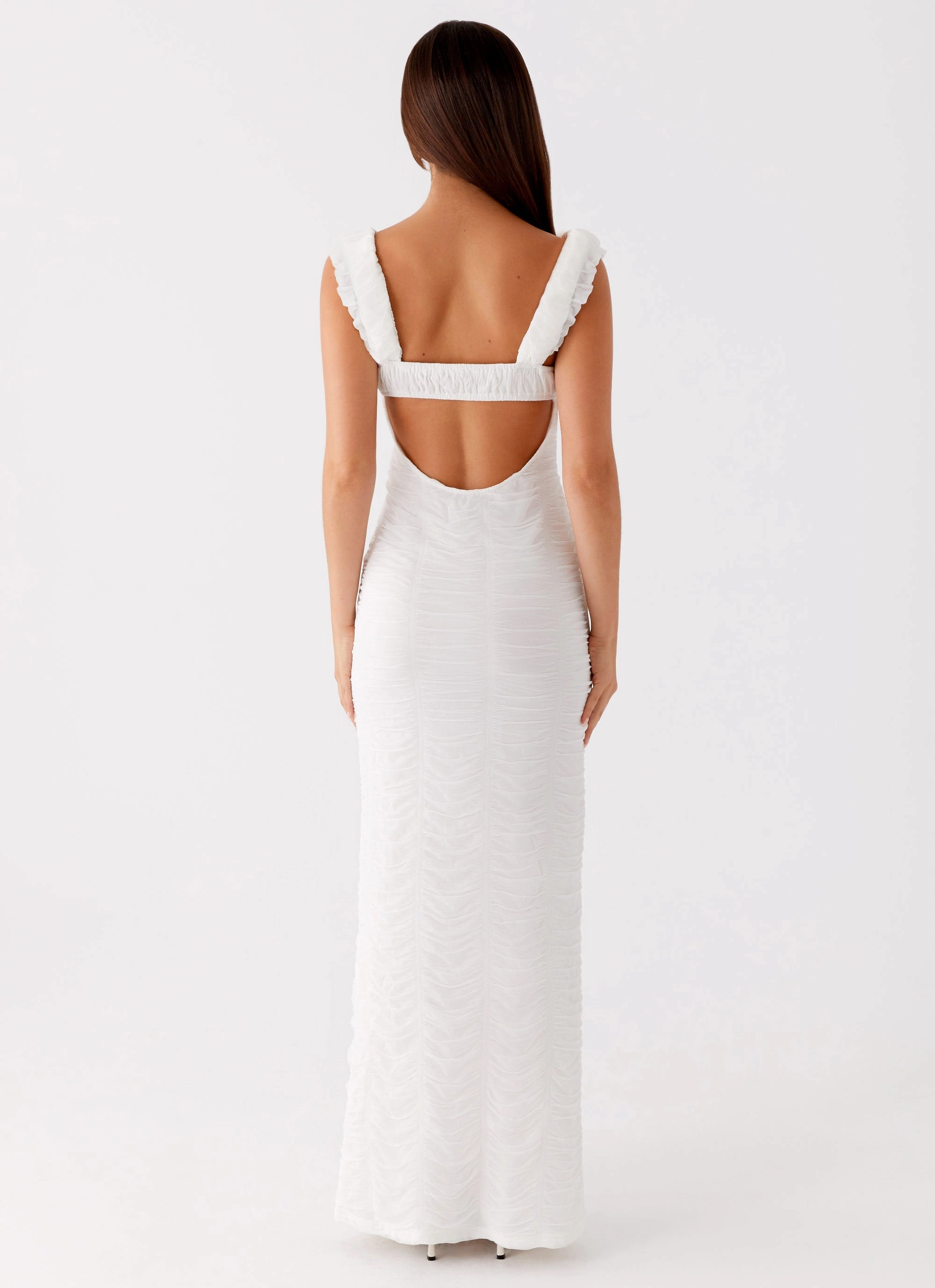 Daytime Mood Senses Midi Dress - White