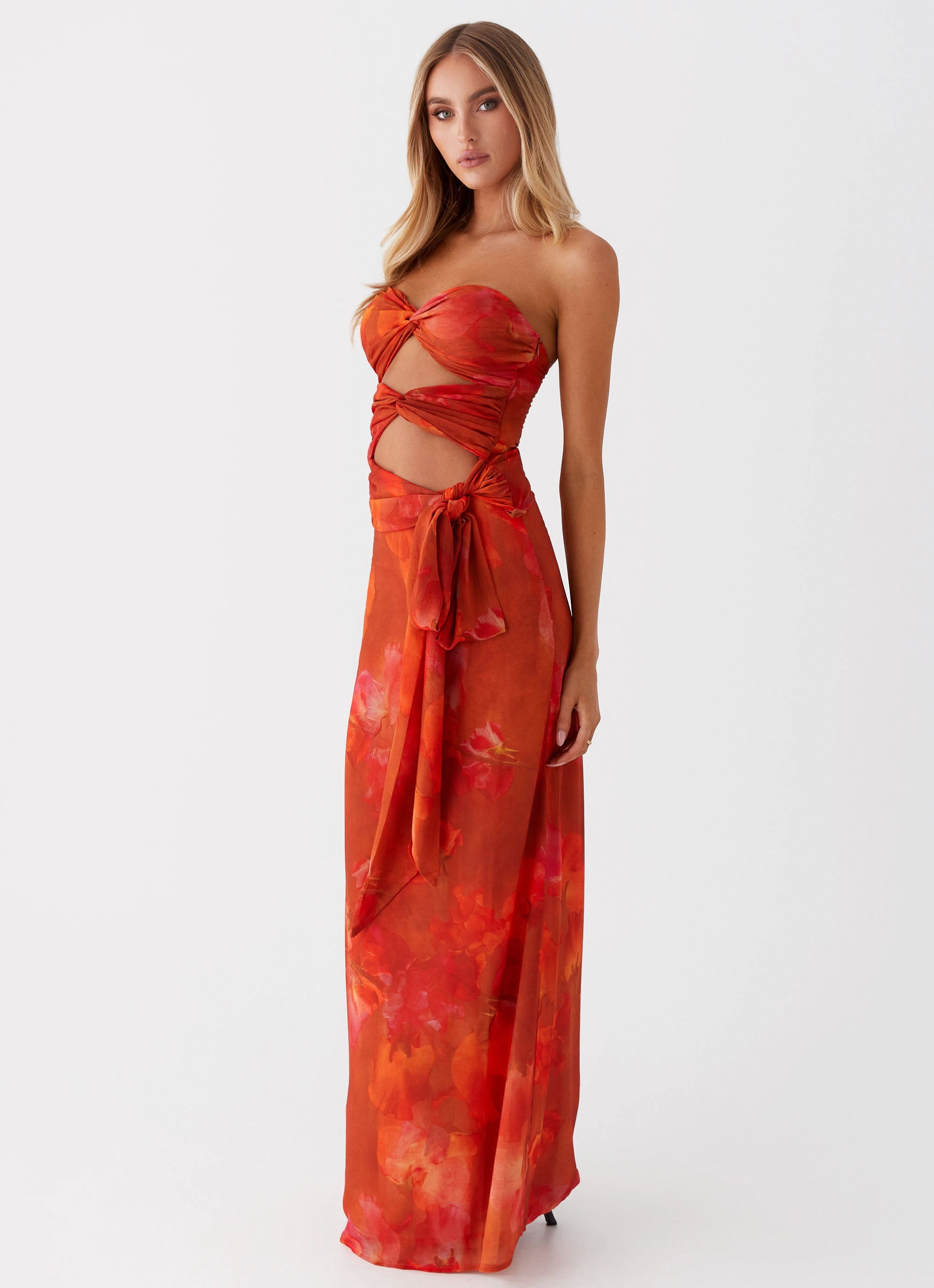 Eco Friendly Blend Reinforced Stress Points Sunlight Cascade Top - Amber