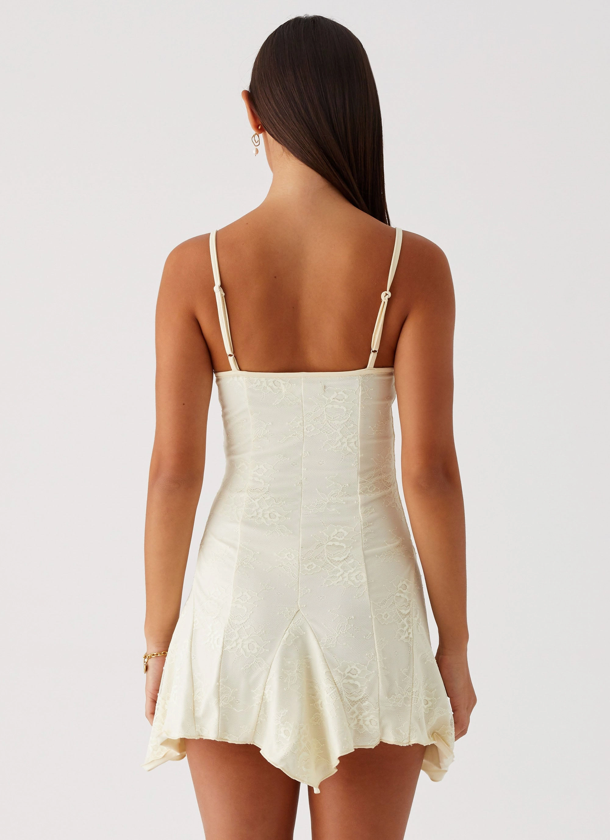 Surry Mini Dress - Yellow Stylish Feel Tulle Air