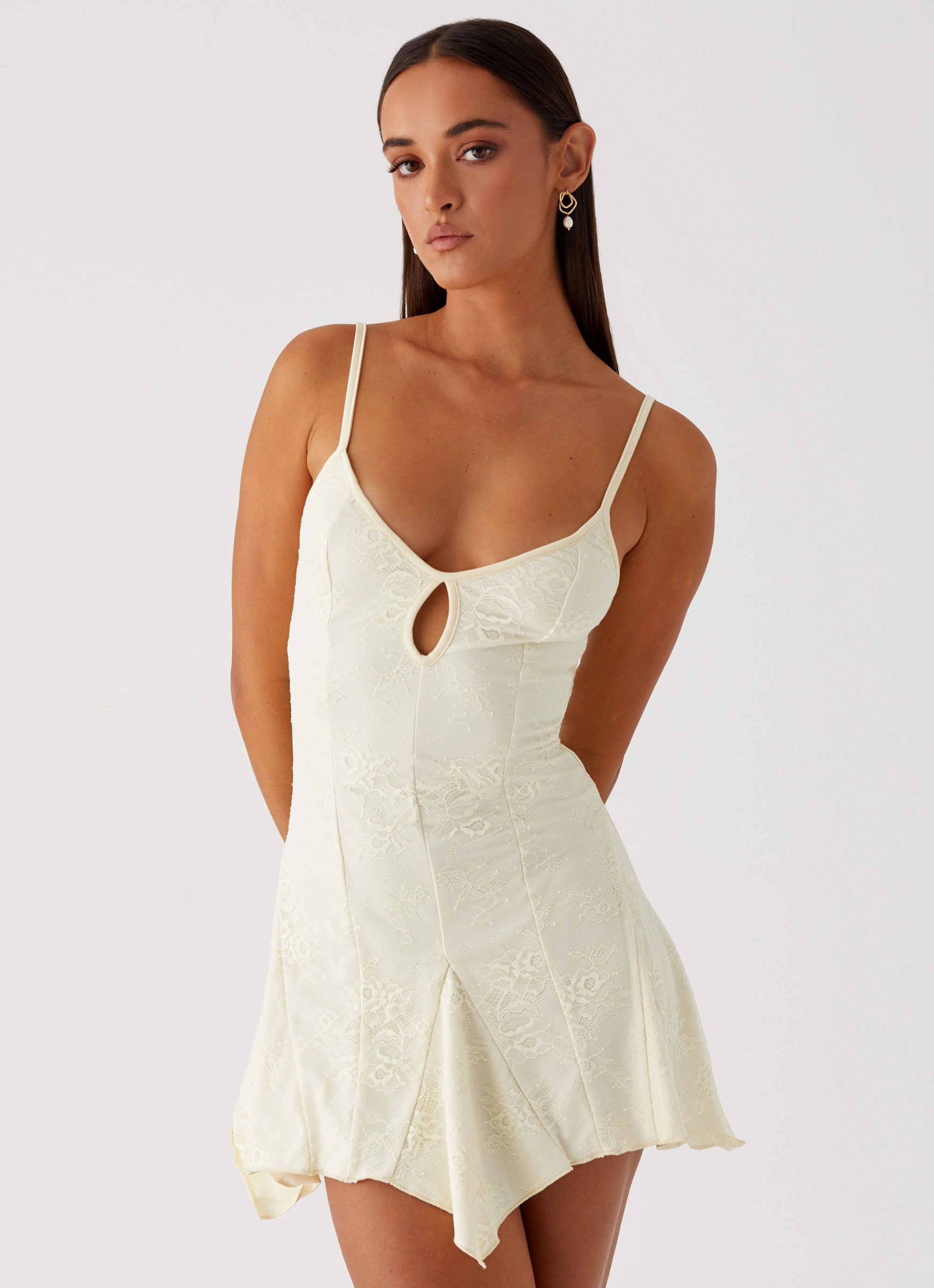 Timeless Soft Surry Mini Dress - Yellow