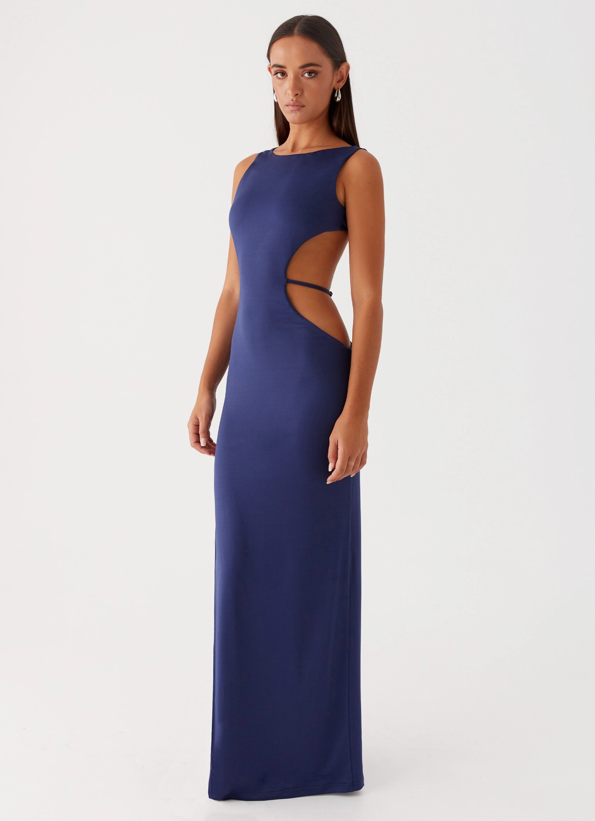 Breathable Style Sutton Maxi Dress - Navy