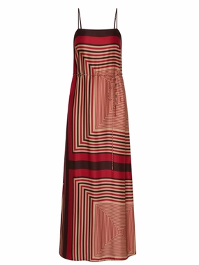 Svea Maxi Dress in Ylva Print Daytime Mood Flowy Cut
