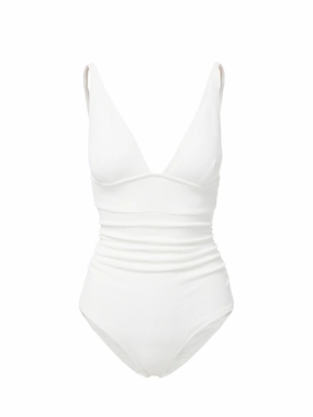 Niki One Piece Ivory Texture Classic Design