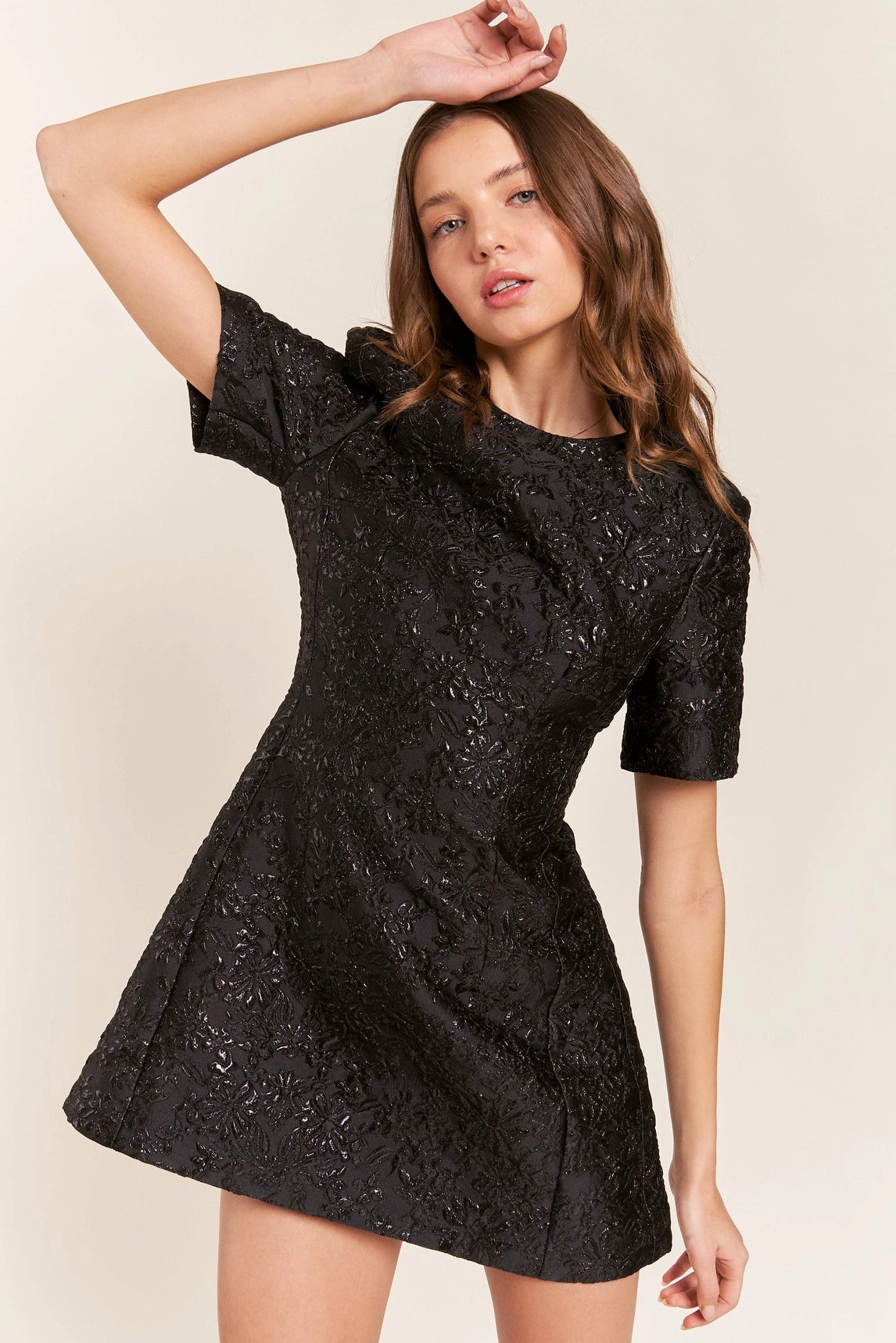 Natural Tones Sydney Mini Dress - Black