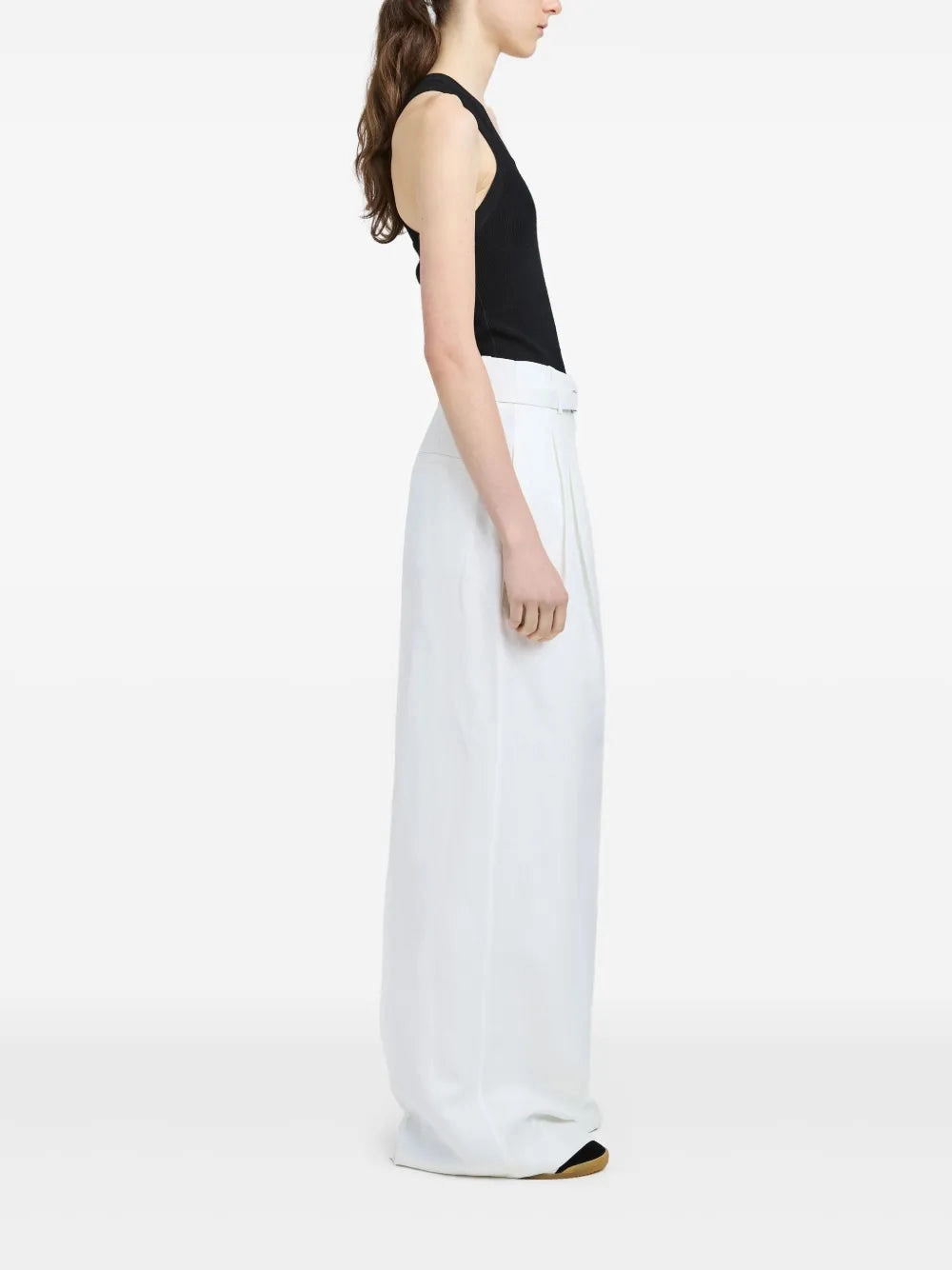 Jules Pant in Off White Easy Travel Water Repellent Coating