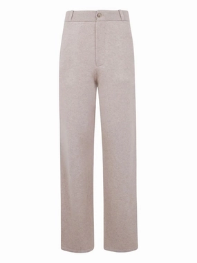 Built-in shorts Tailored Cashmere Trouser in Taupe