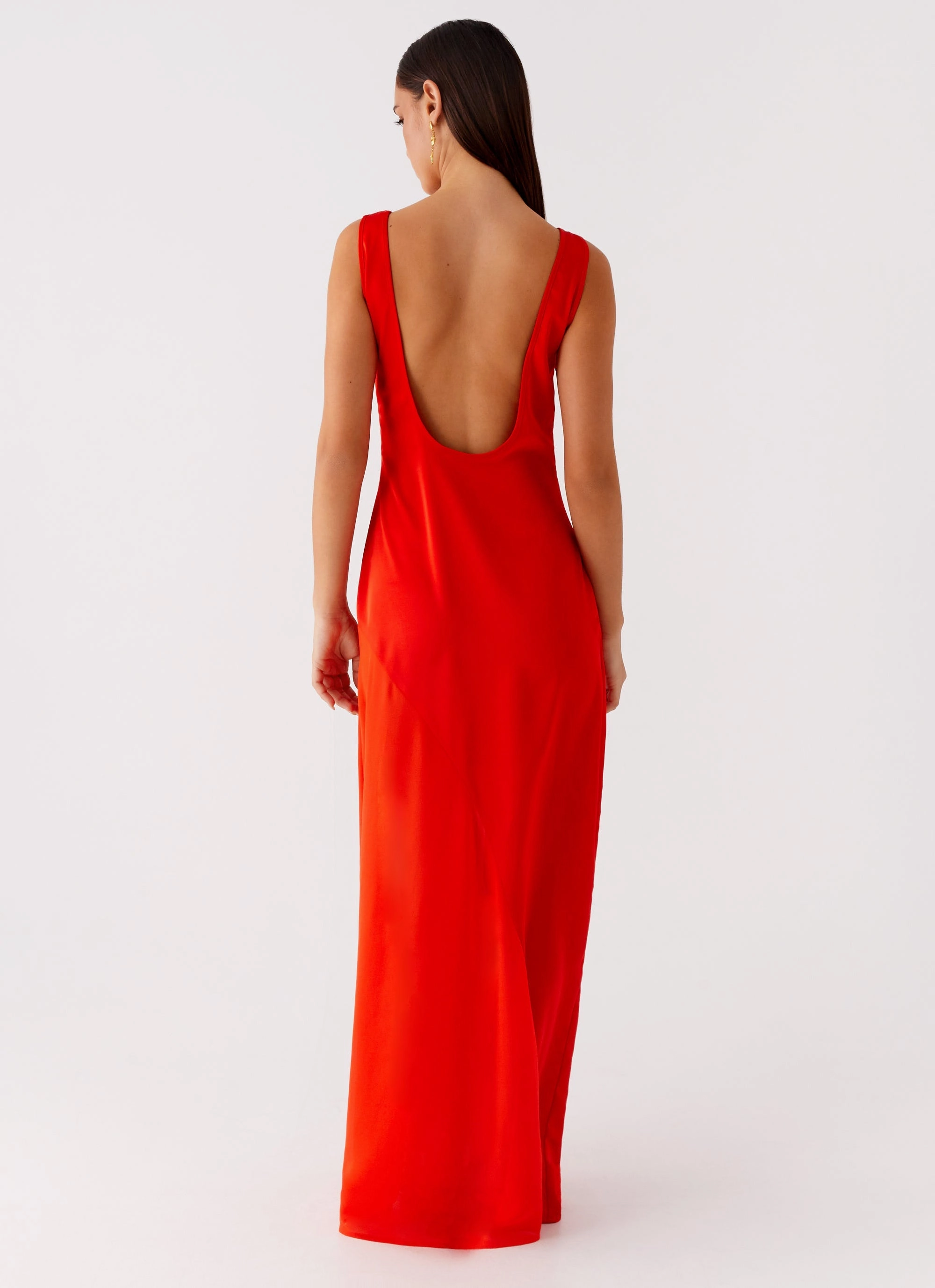 Clean Mood Classic Movement Ramiro Maxi Dress - Red