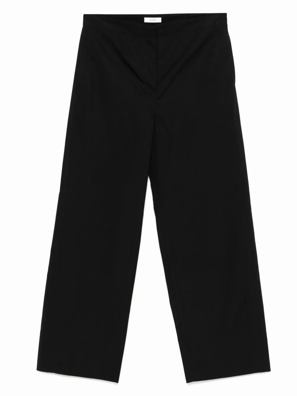 Twisted Seam Trouser in Black Flattering Shape
