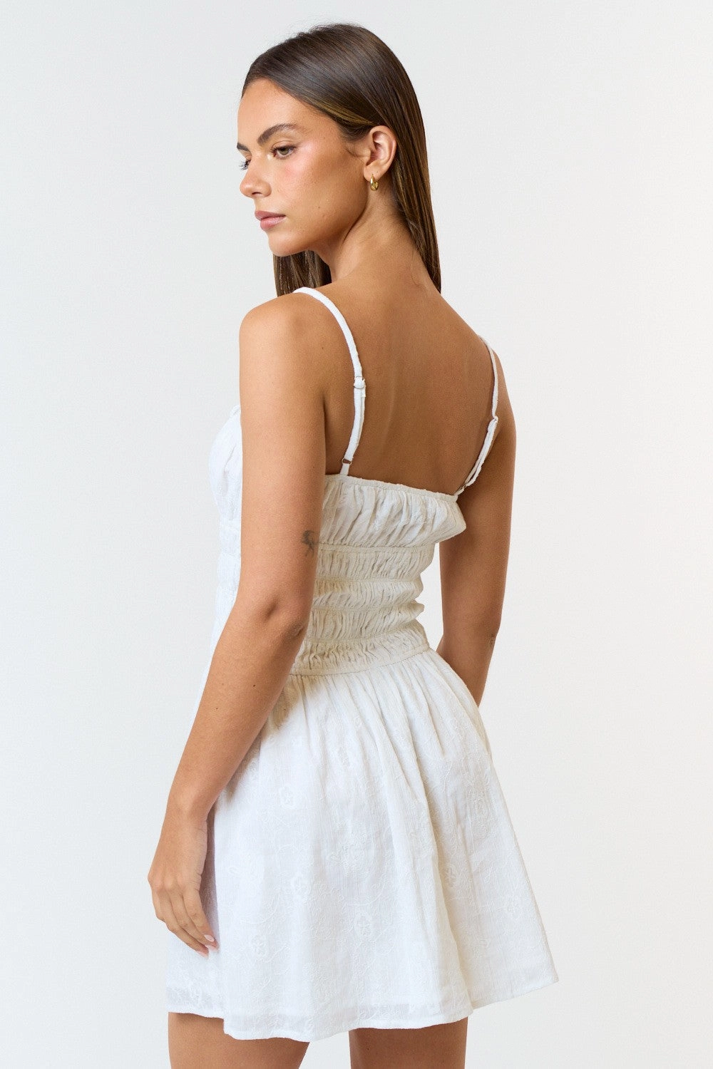 All-Day Fit Floral Smocked Tube Mini Dress