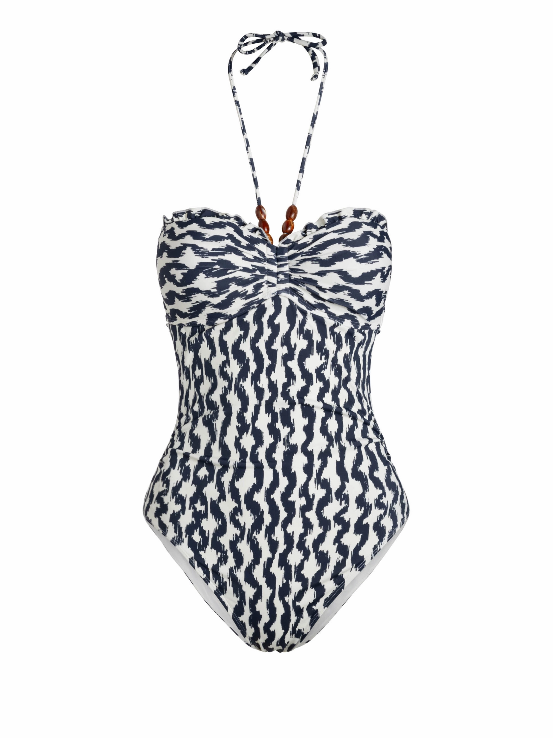 Talia One Piece In Elysia Waves Coastal Pack wrinkle free