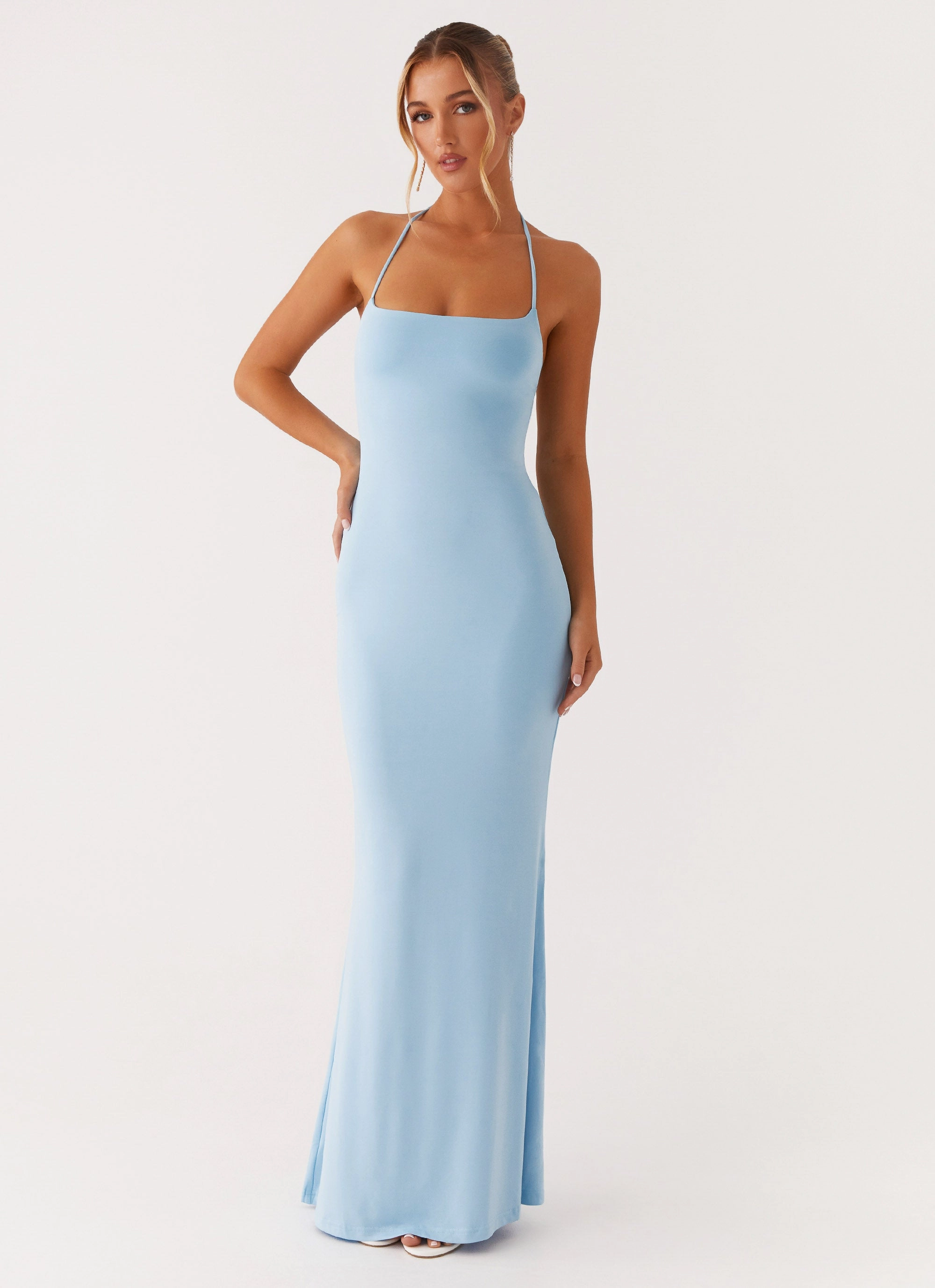 Talk About Us Maxi Dress - Blue Urban Ease Easy Pick