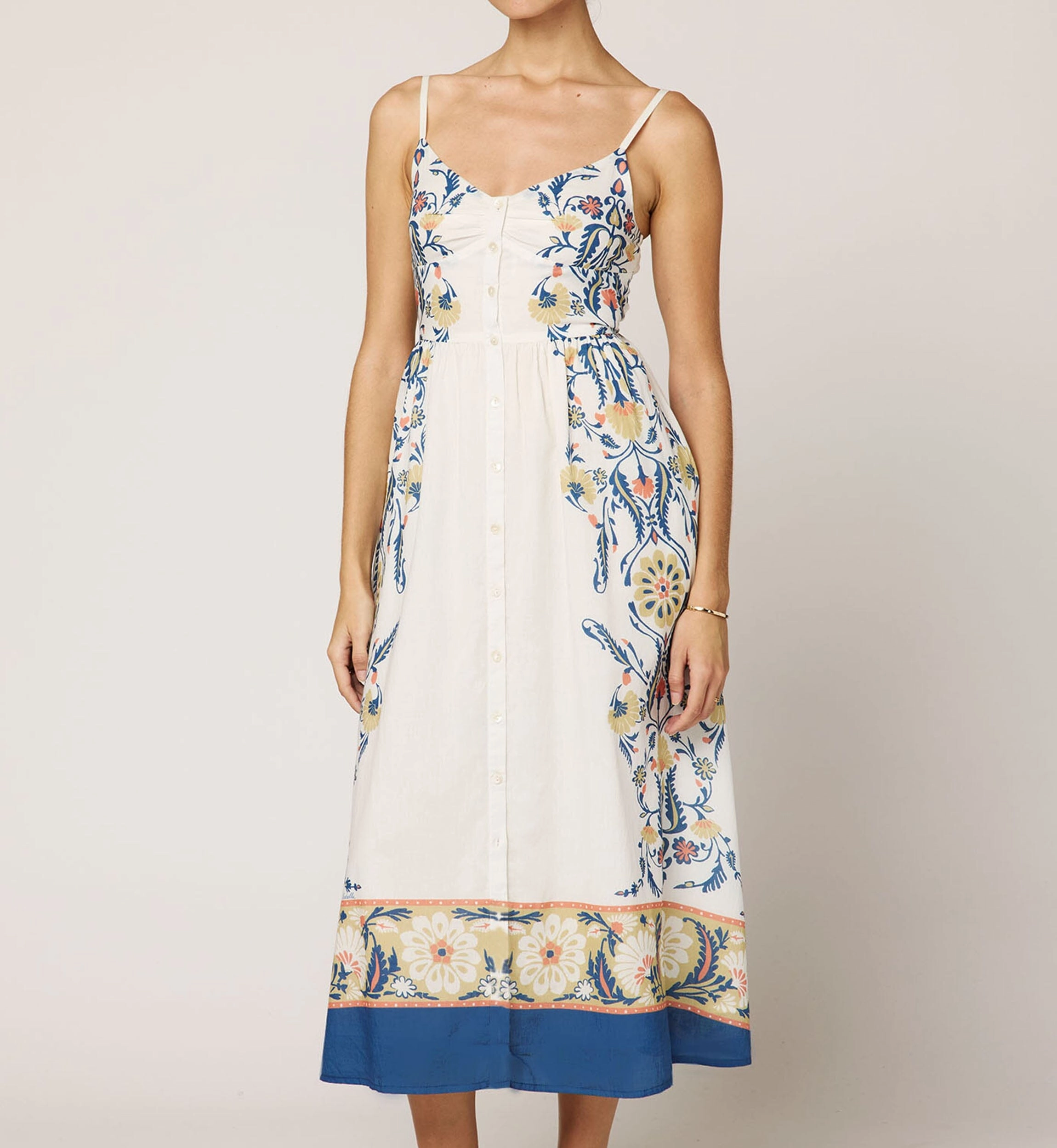 Tamasin Midi Dress | Monaco Ethically Sourced Material CroppedLength