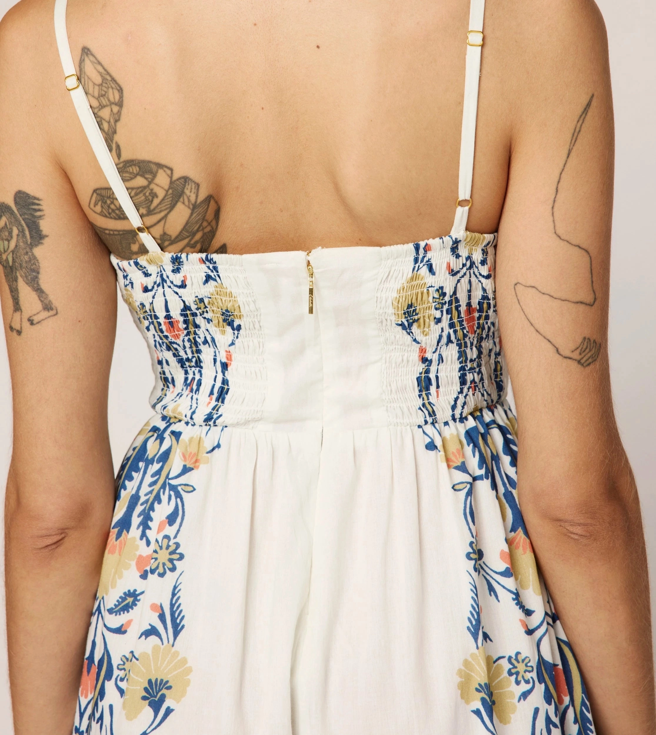 Tamasin Midi Dress | Monaco Button Down Collar YarnDyedQuality