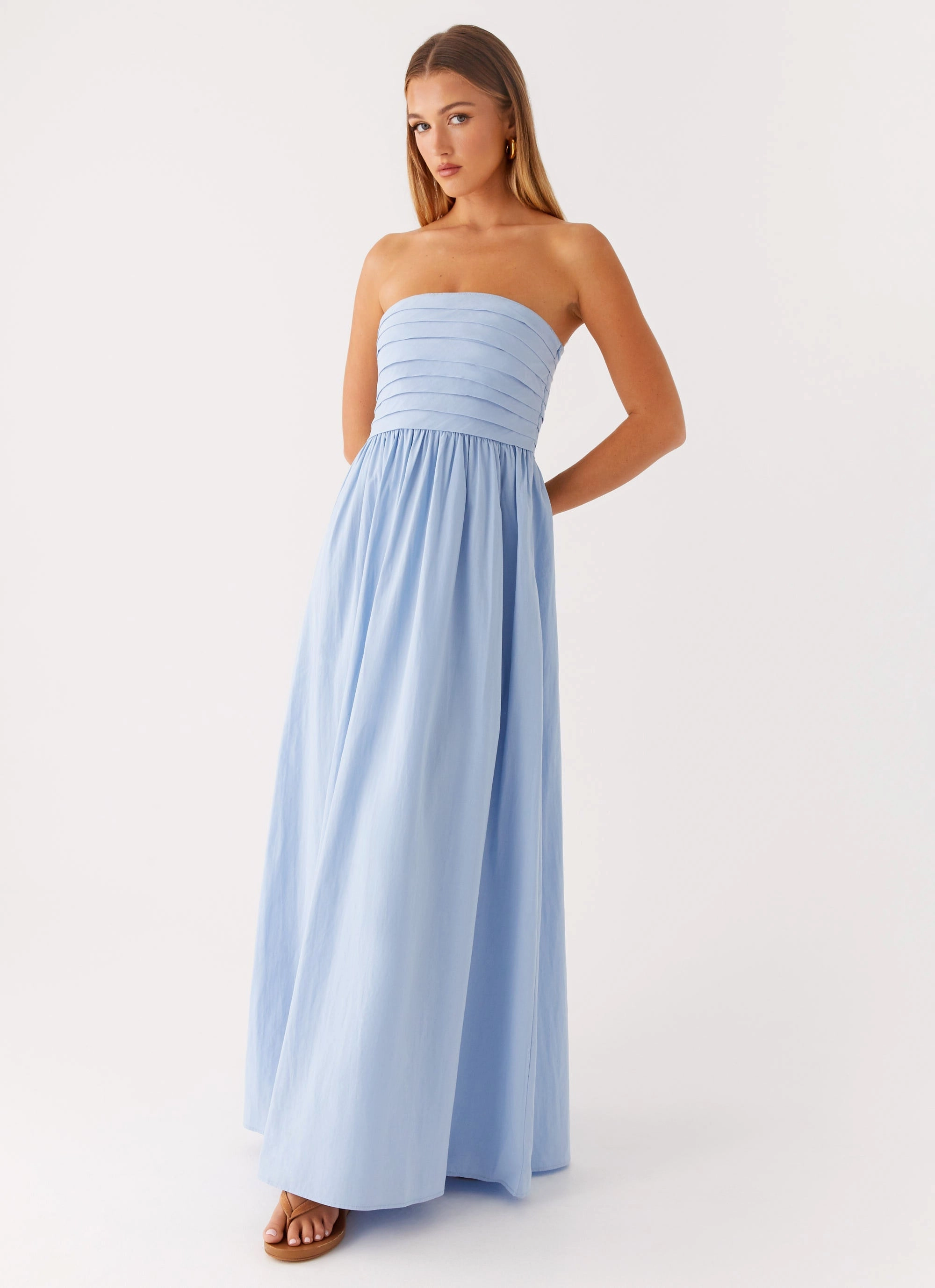 Calm Beauty Tamia Maxi Dress - Blue