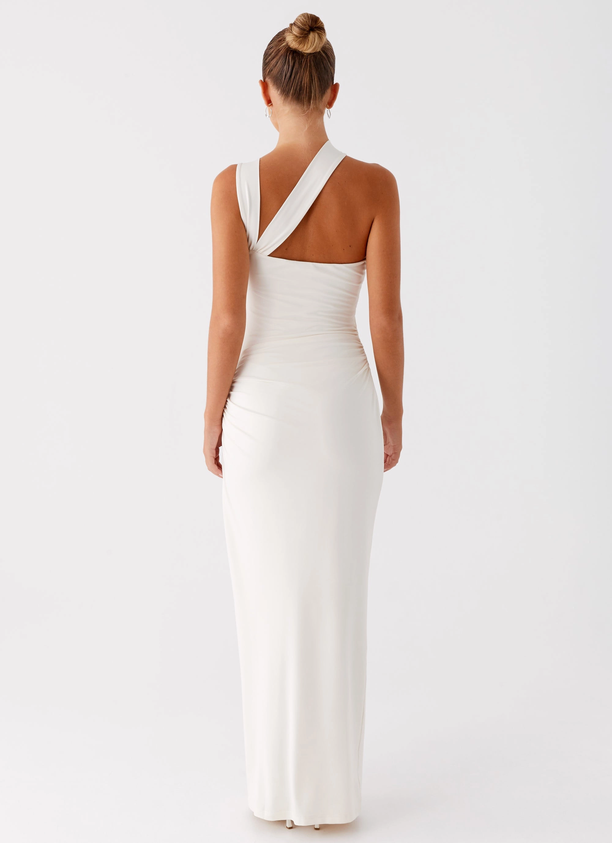Tamira Maxi Dress - Ivory Texture Blend Bloom Soft
