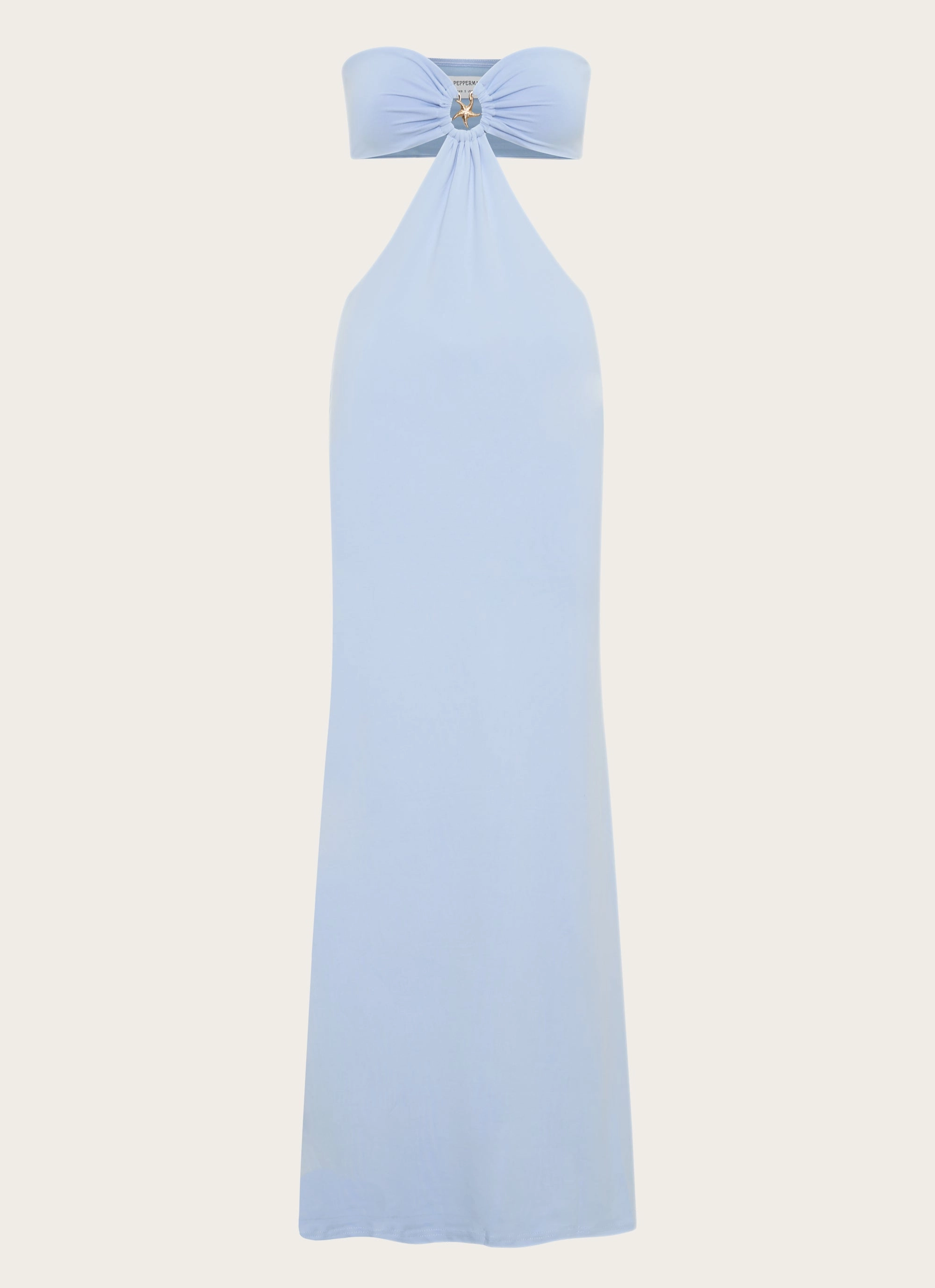 Tatiana Maxi Dress - Blue Clean Structure Body Flow