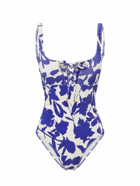 Taylor One Piece Moraea Garden Texture Customer-Loved Seaside Look