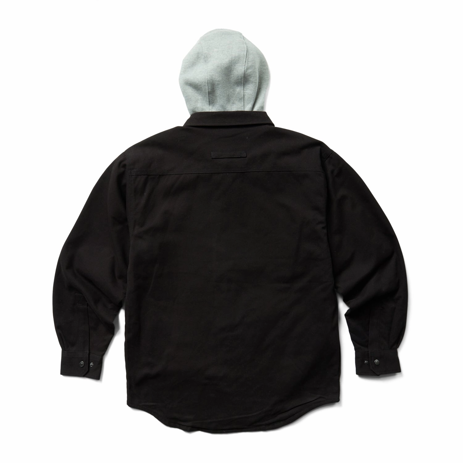 Heat Tech Fabric Smooth Zipper Action Wolverine Mens Black 100% Cotton Overman Shirt Jacket Big