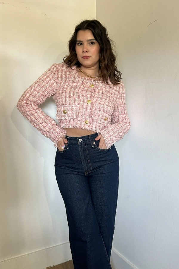 Brushed Interior preshrunk Tessa Tweed Jacket