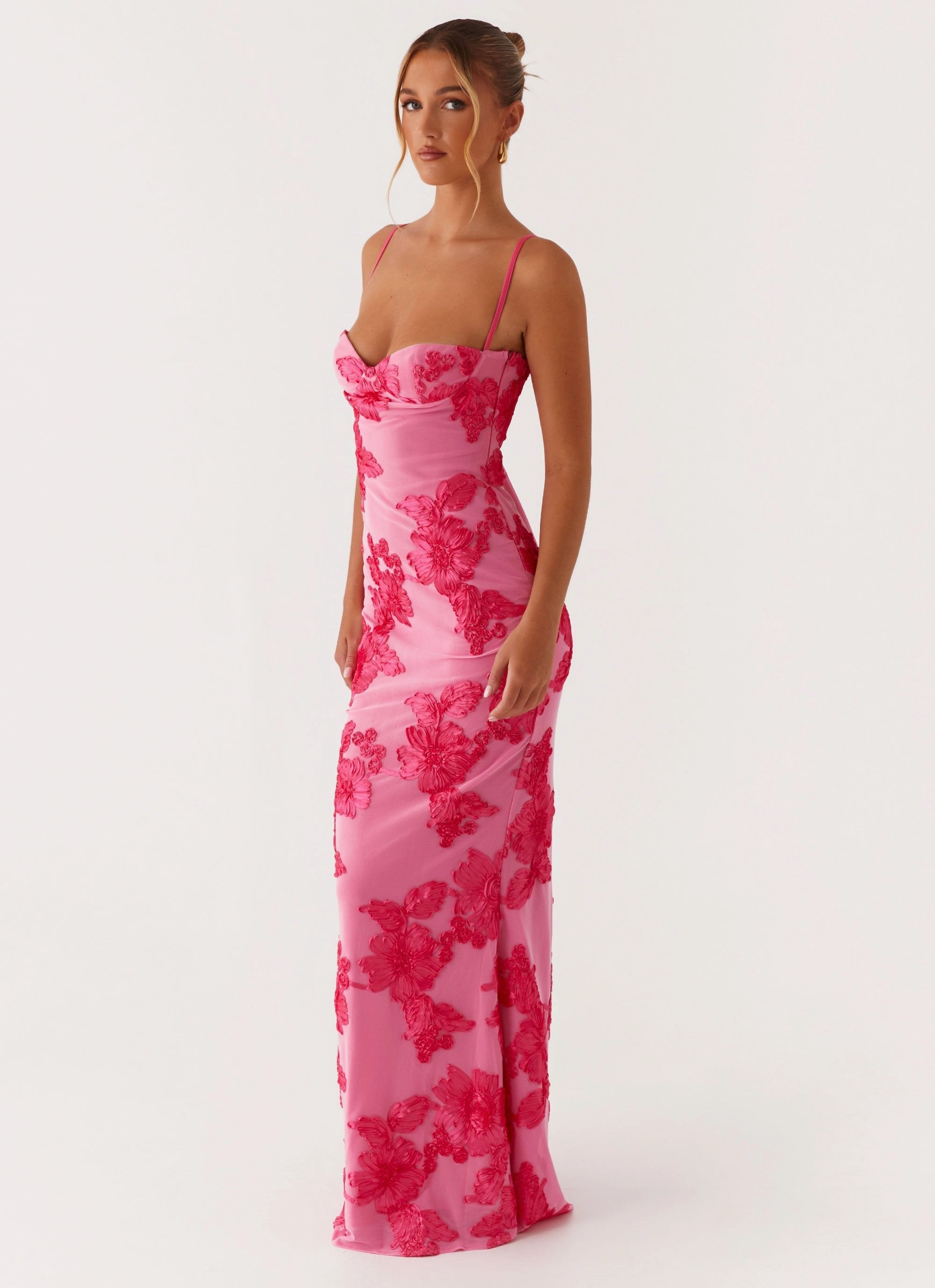 That Girl Maxi Dress - Pink Clean Edge