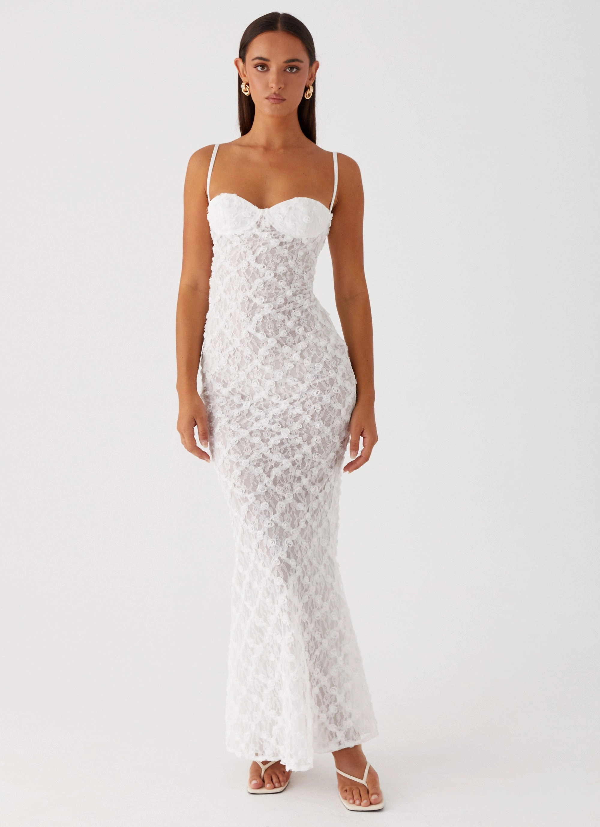 Stylish Feel That Girl Maxi Dress - White