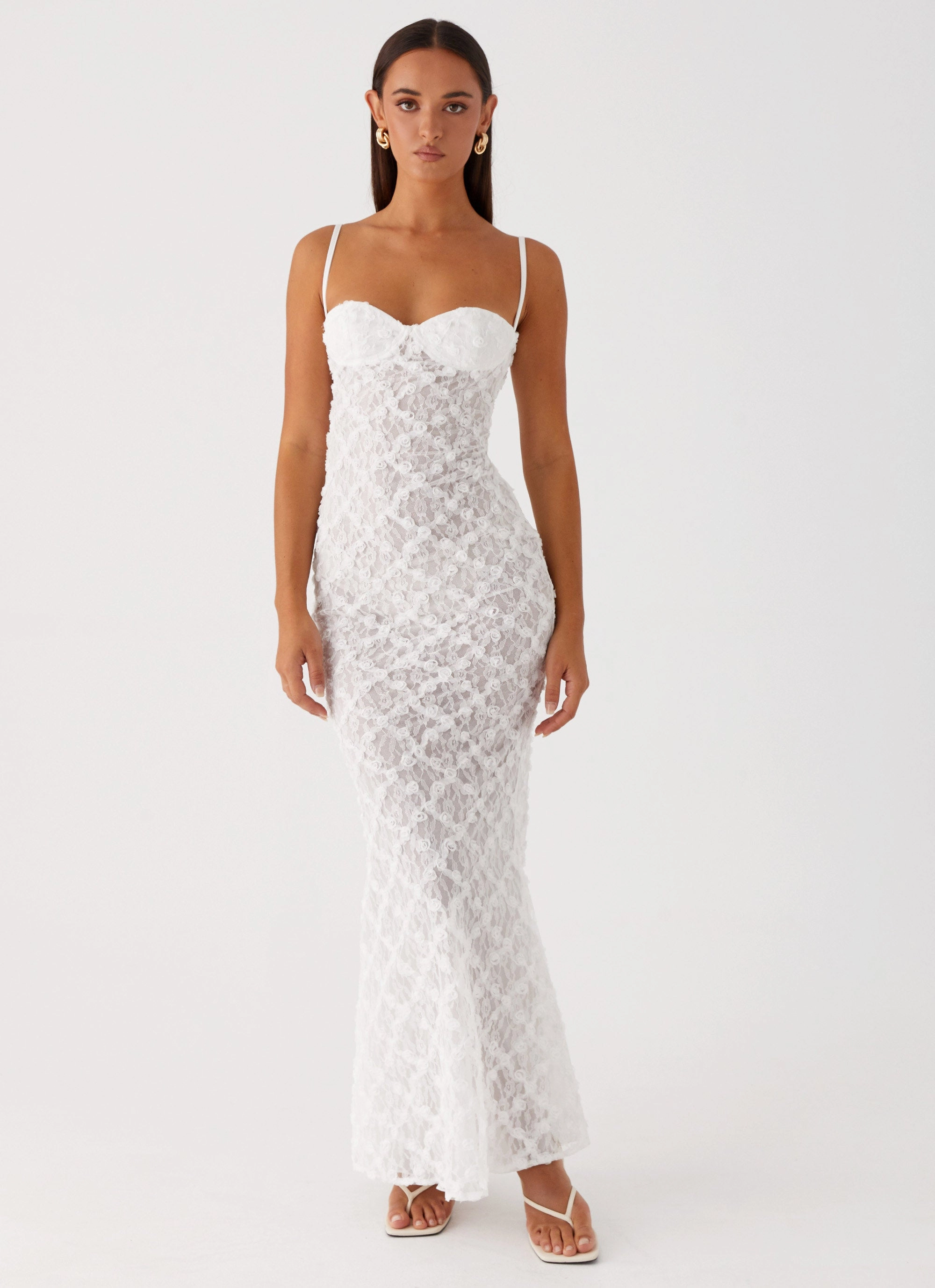 All Daywear Refined Aesthetic That Girl Maxi Dress - White
