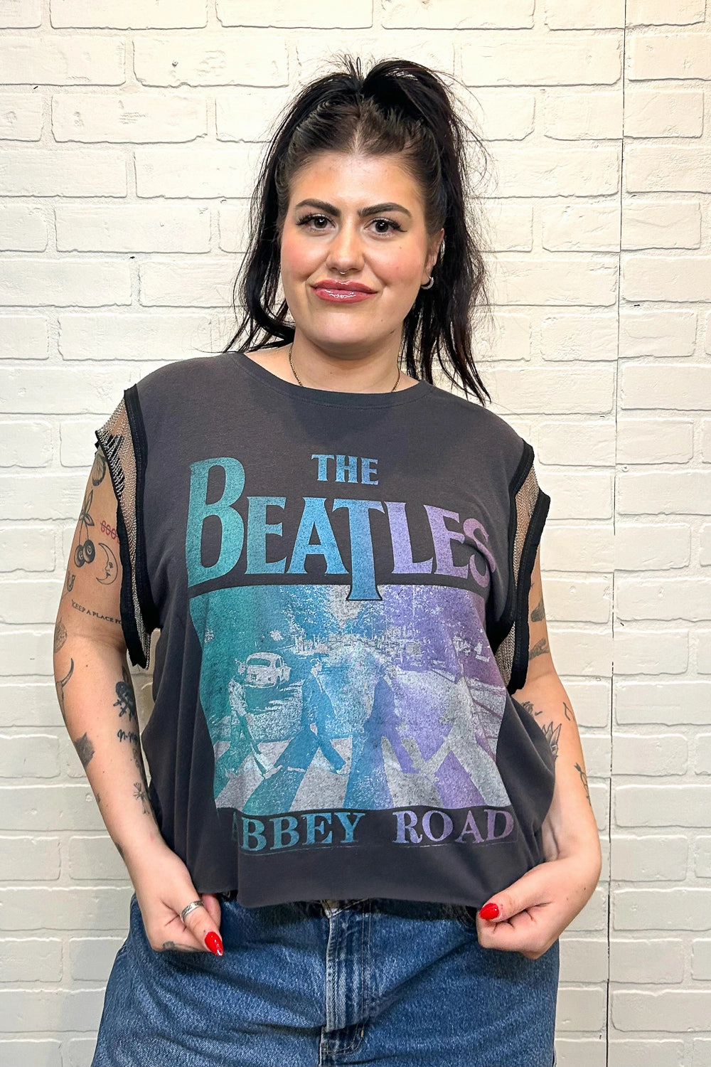 UV protection layer The Beatles Double-Sided Chain Tank
