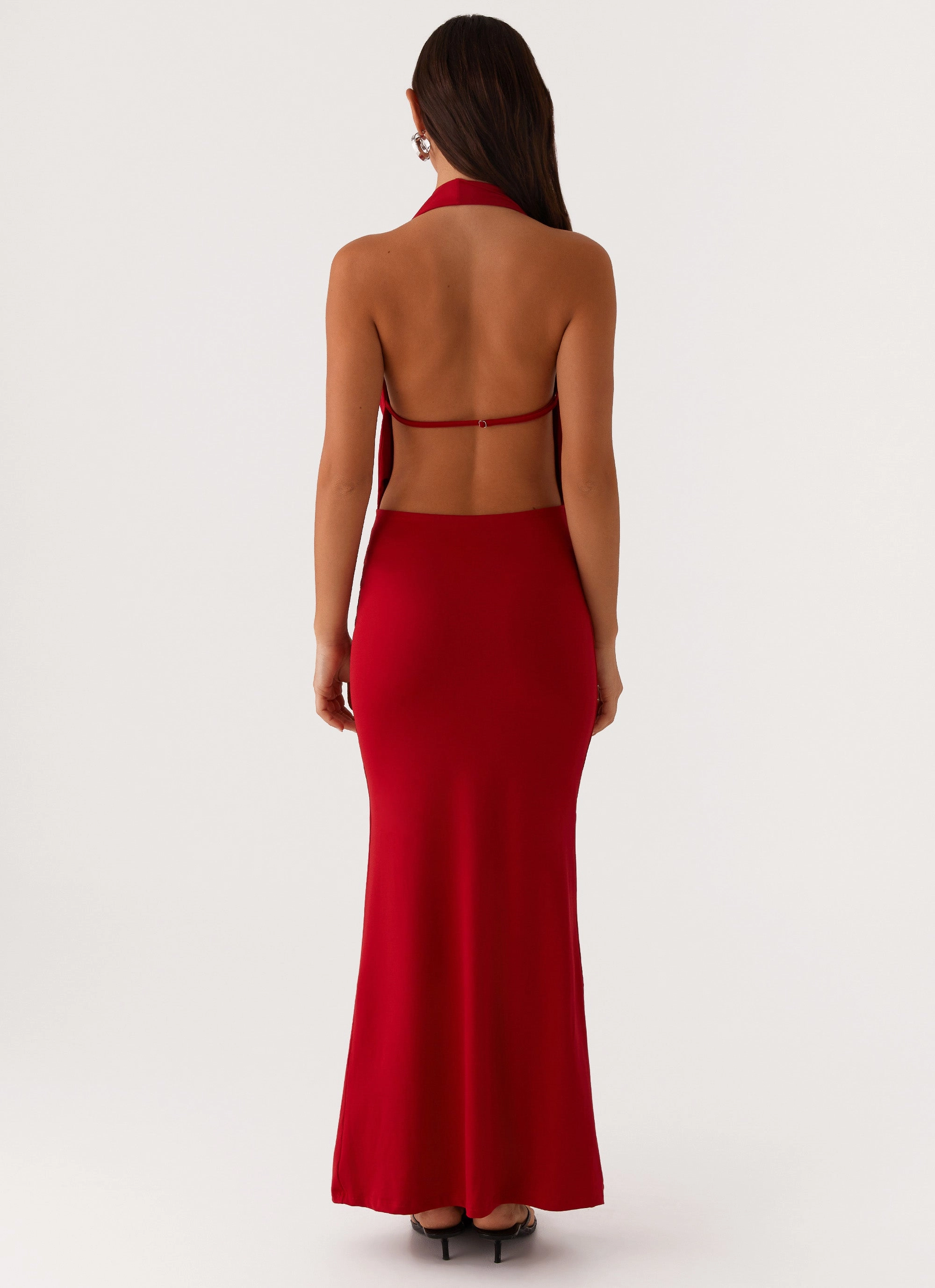 Dedicated Maxi Dress - Red Smart Design
