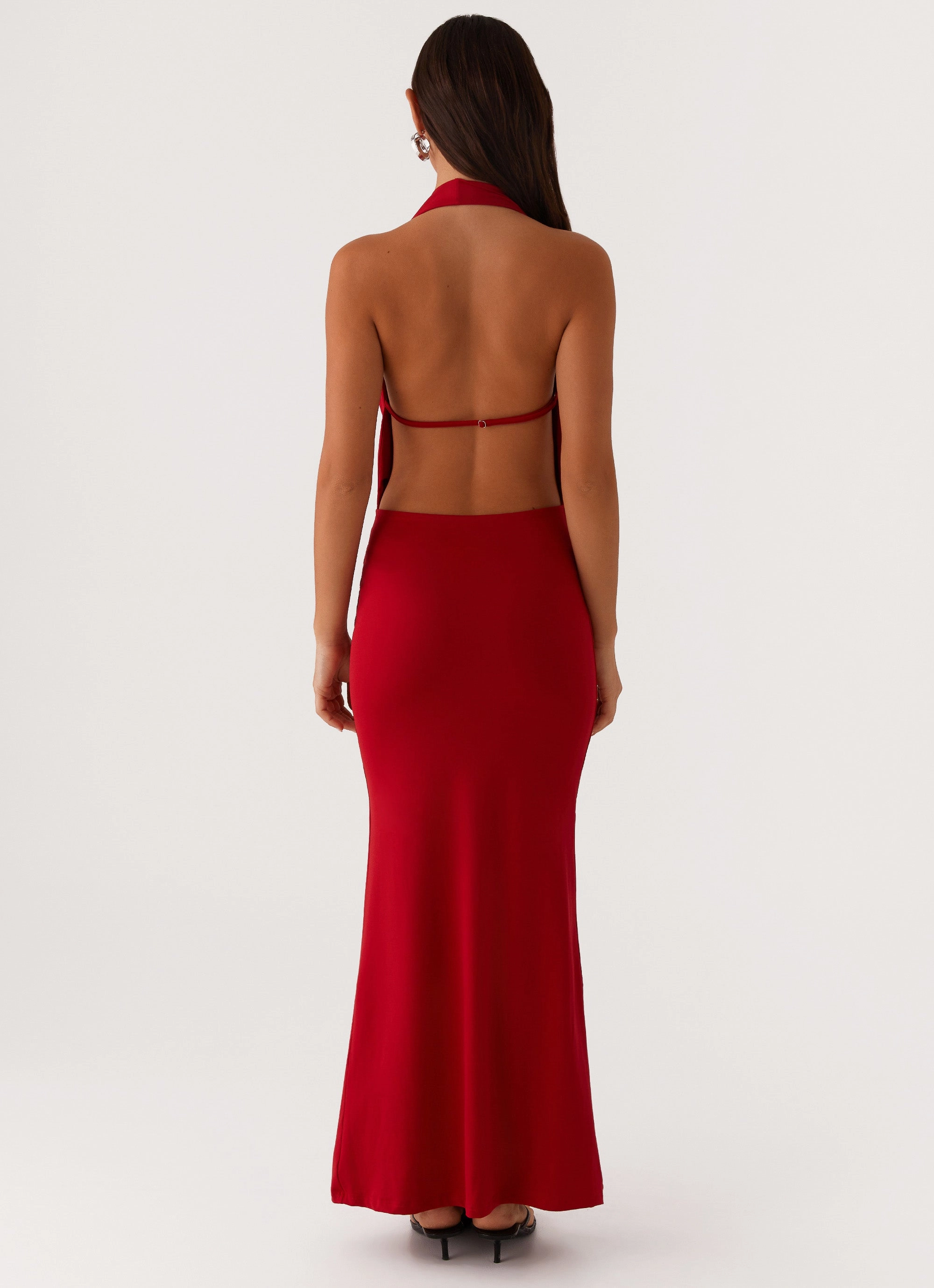 Subtle Glam Timeless Comfort Dedicated Maxi Dress - Red