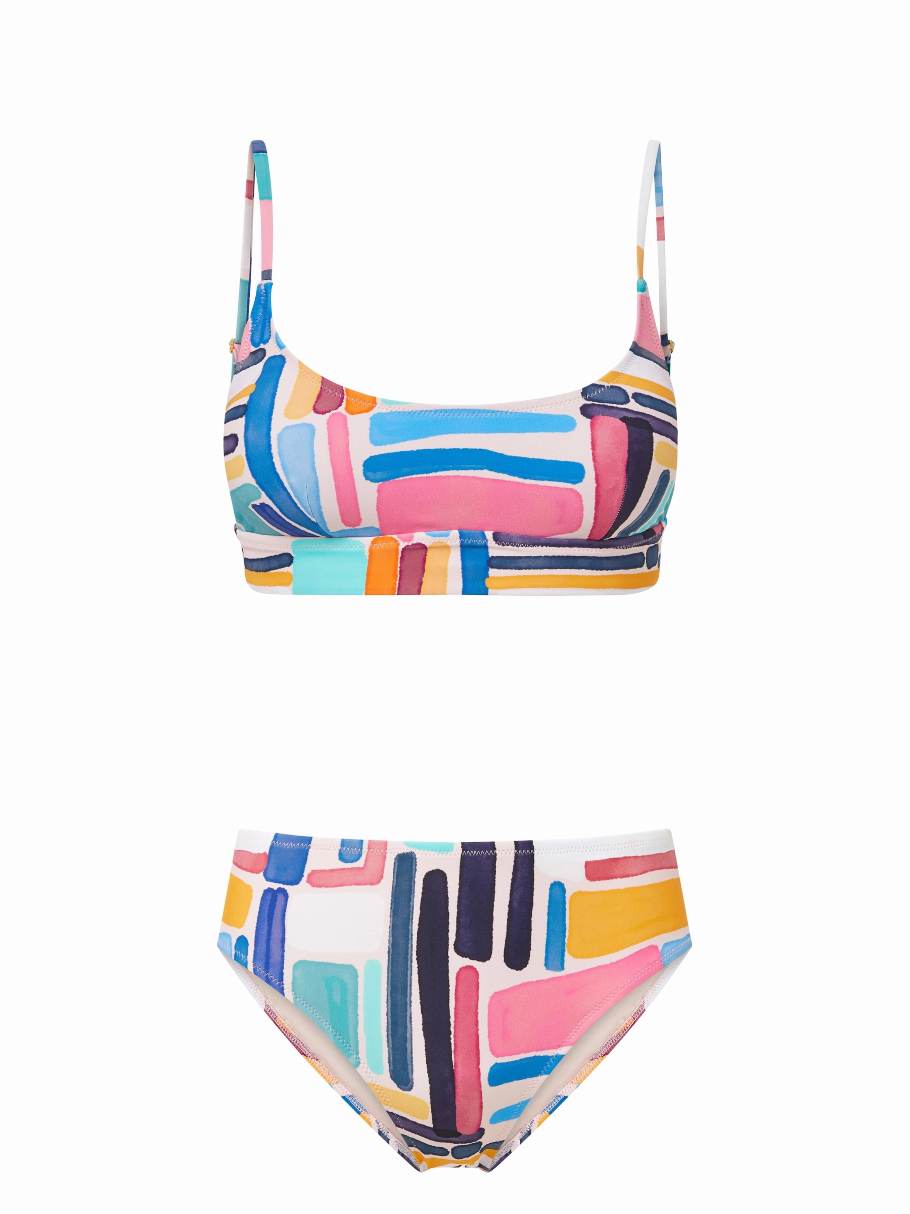 Ultra Soft Lining Erika Top   Classic Midrise Bottom in Modern Art