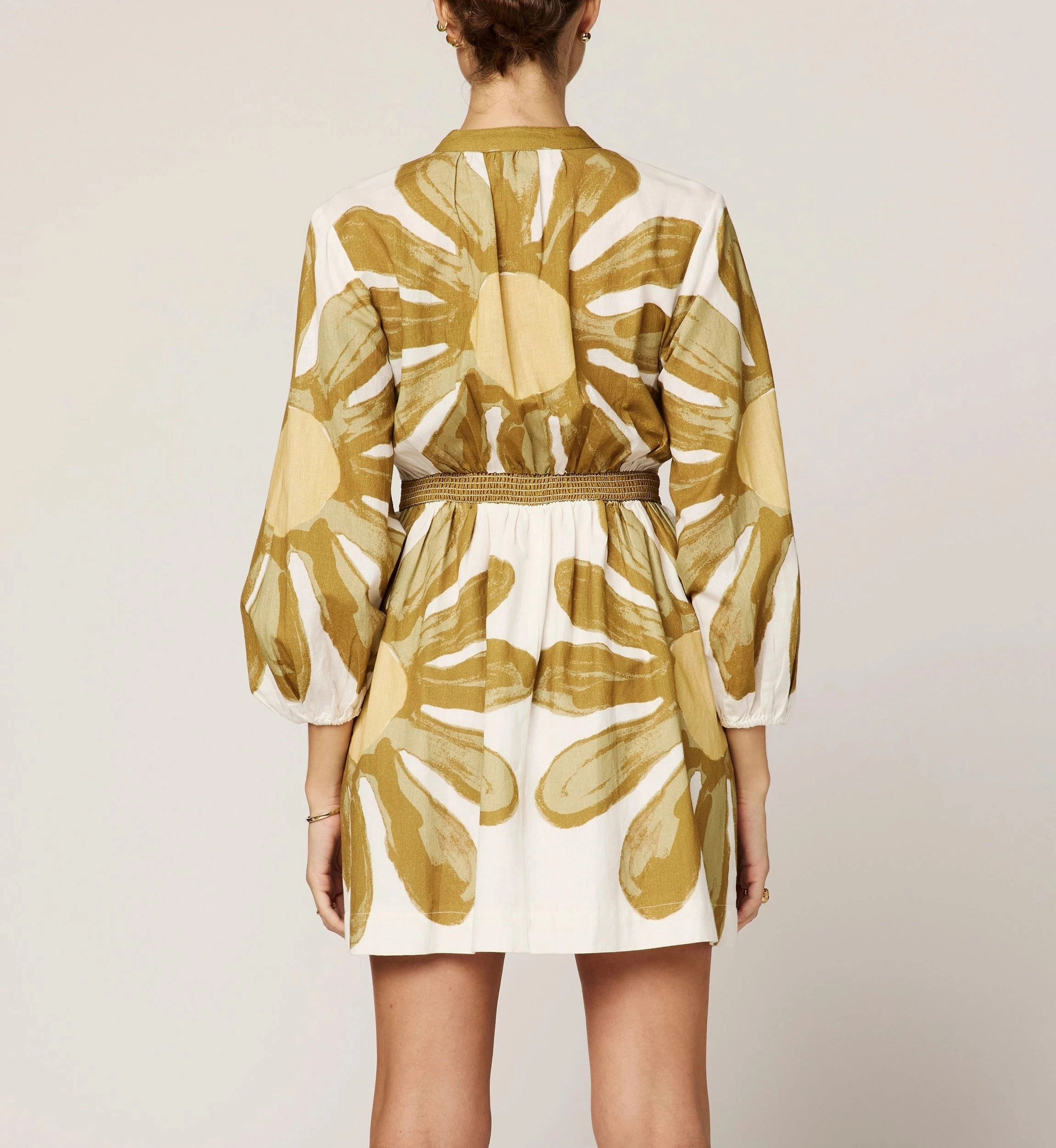 BondedSeamTechnology Noor Mini Dress | Floral Placed Print