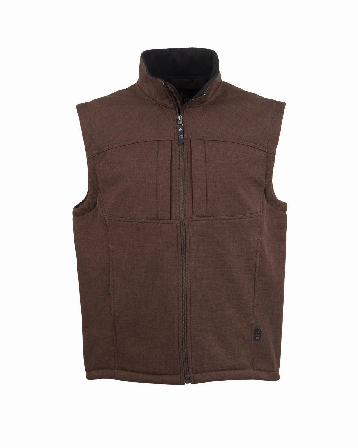 Flexible Daily Fit STS Ranchwear Womens Weston Vest Chocolate Poly/Spandex Fleece Vest