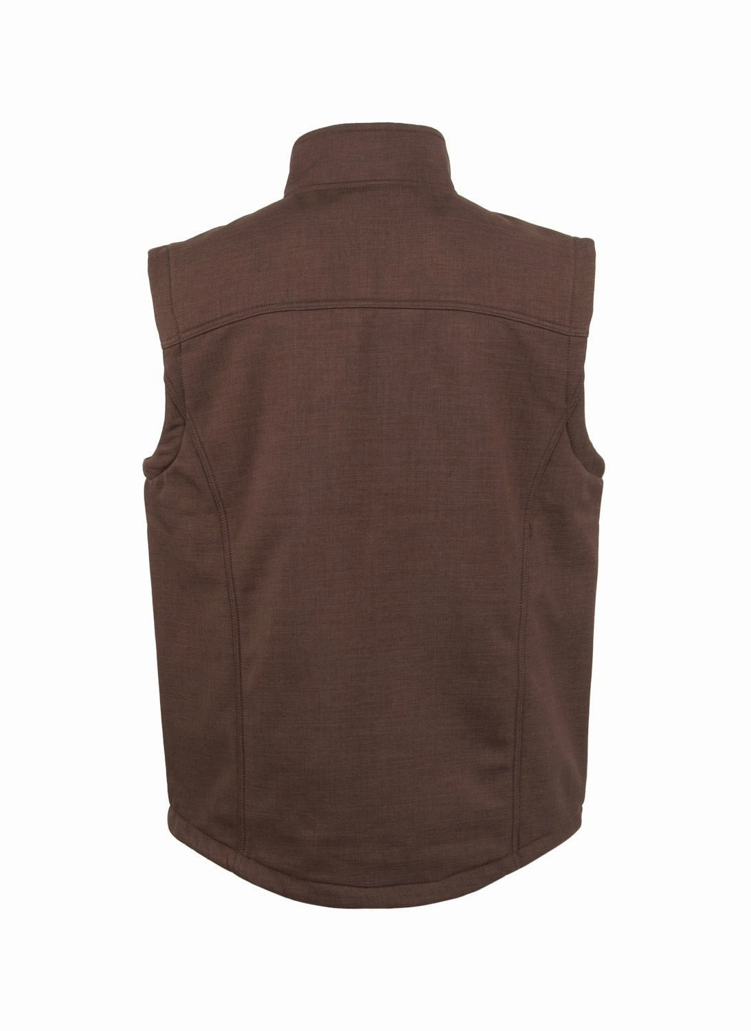 Travel Layer Anti Pilling STS Ranchwear Womens Weston Vest Chocolate Poly/Spandex Fleece Vest