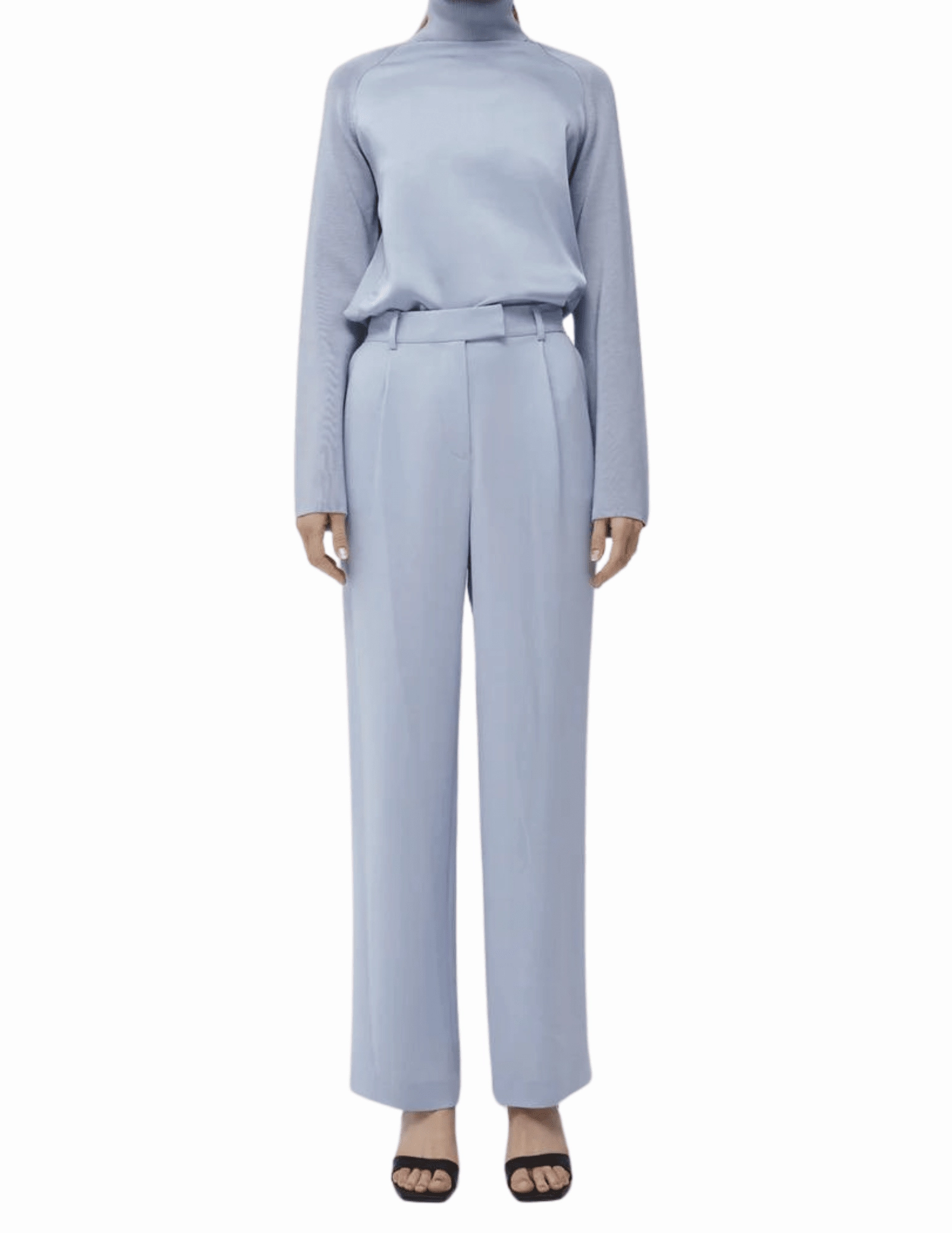 Simkhai Novia Pleated Straight Leg Pant Day To Night Freedom Motion