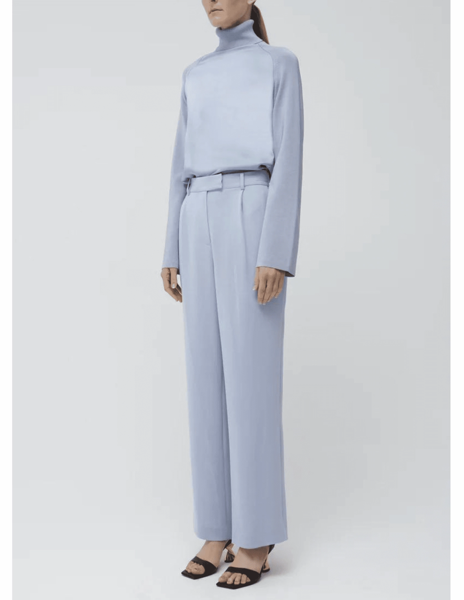 Yoga Ready Light Reflective Details Simkhai Novia Pleated Straight Leg Pant