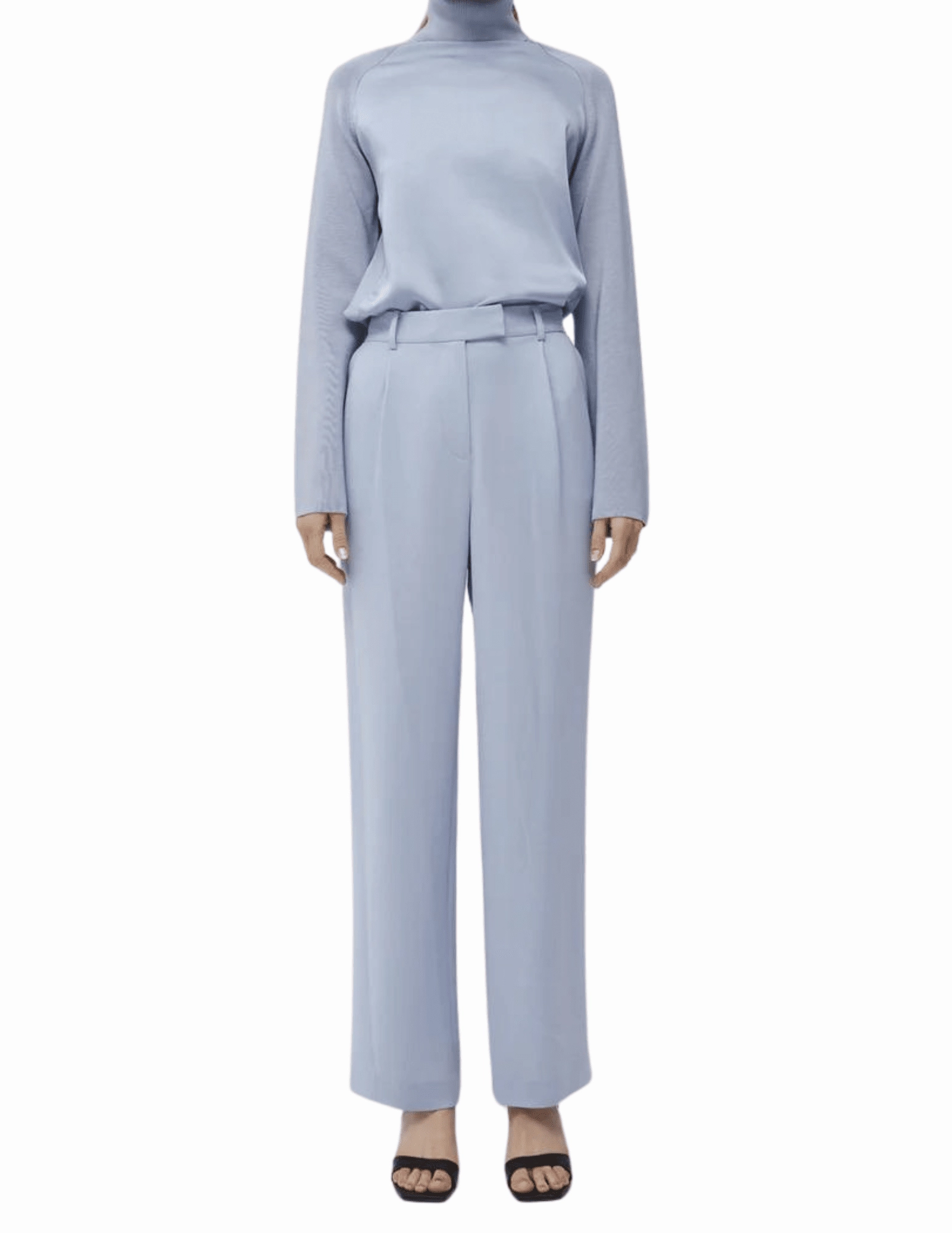 Simkhai Novia Pleated Straight Leg Pant Core Comfort