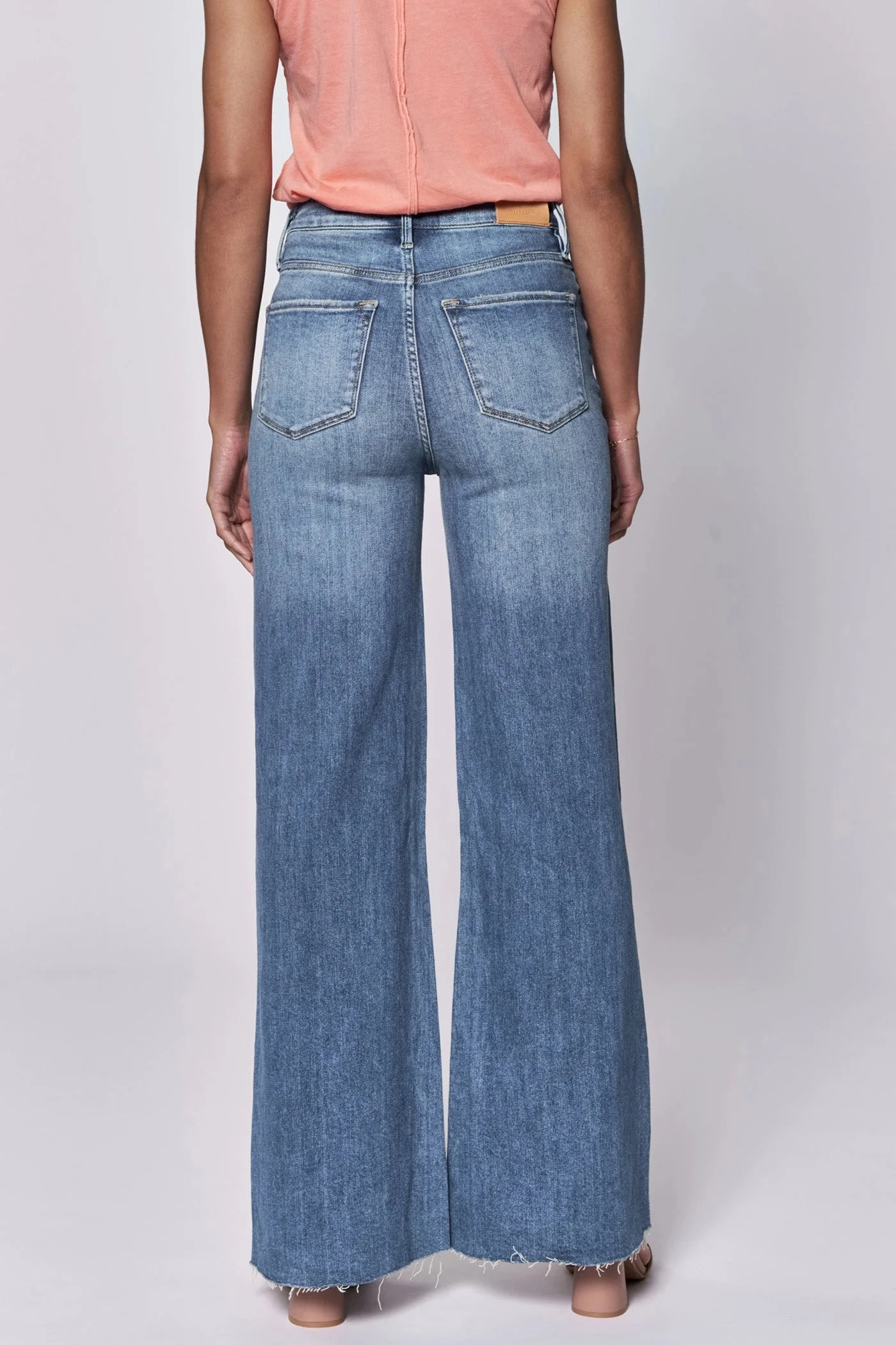 Fiona High Rise Wide Leg Jeans - Natal Heat Dissipating Lightweight Material
