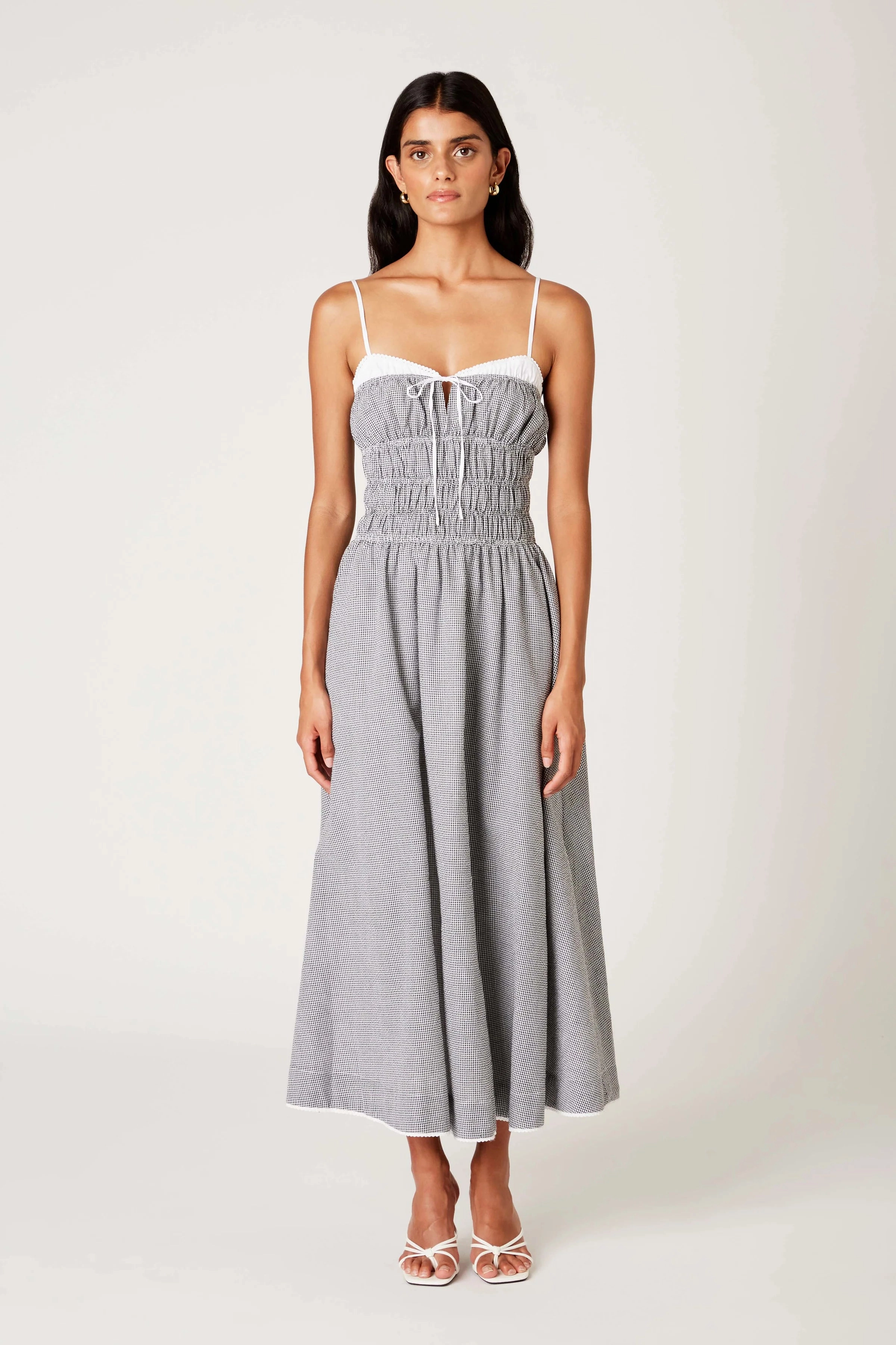 Tie-Detail Thomas Dress - Black