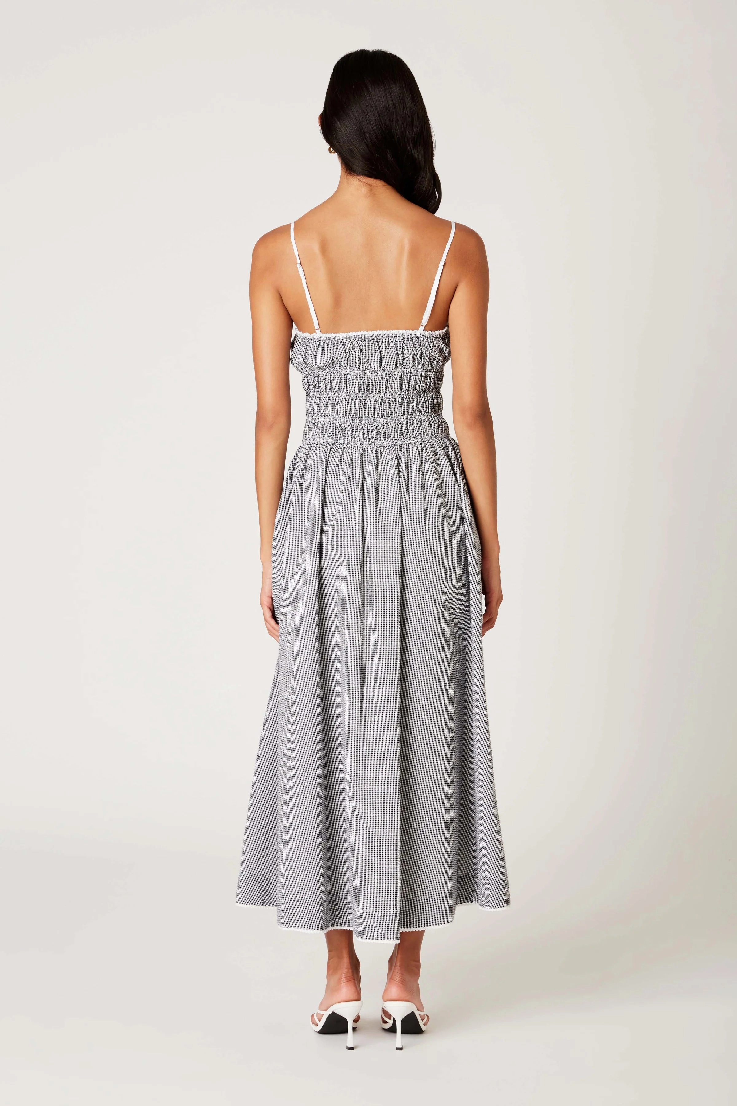 Thomas Dress - Black Sporty Top DoubleLayered Neckline