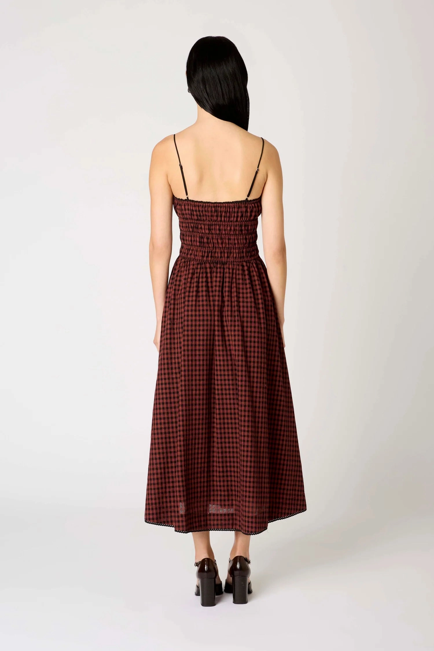 Lightweight and Breezy Thomas Dress - Rust