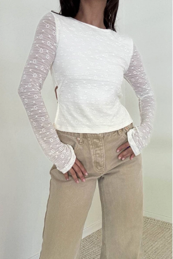 Tie Back Flared Sleeve Top Eco Conscious Packaging SecurePockets