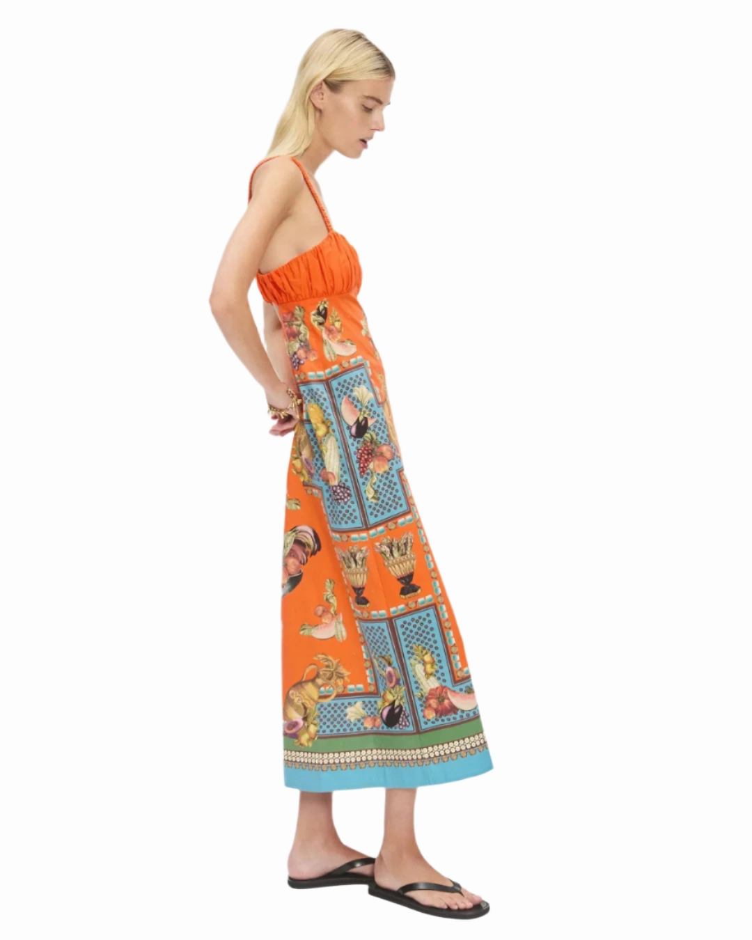 Relax Cut Rocco Midi Dress in Multi