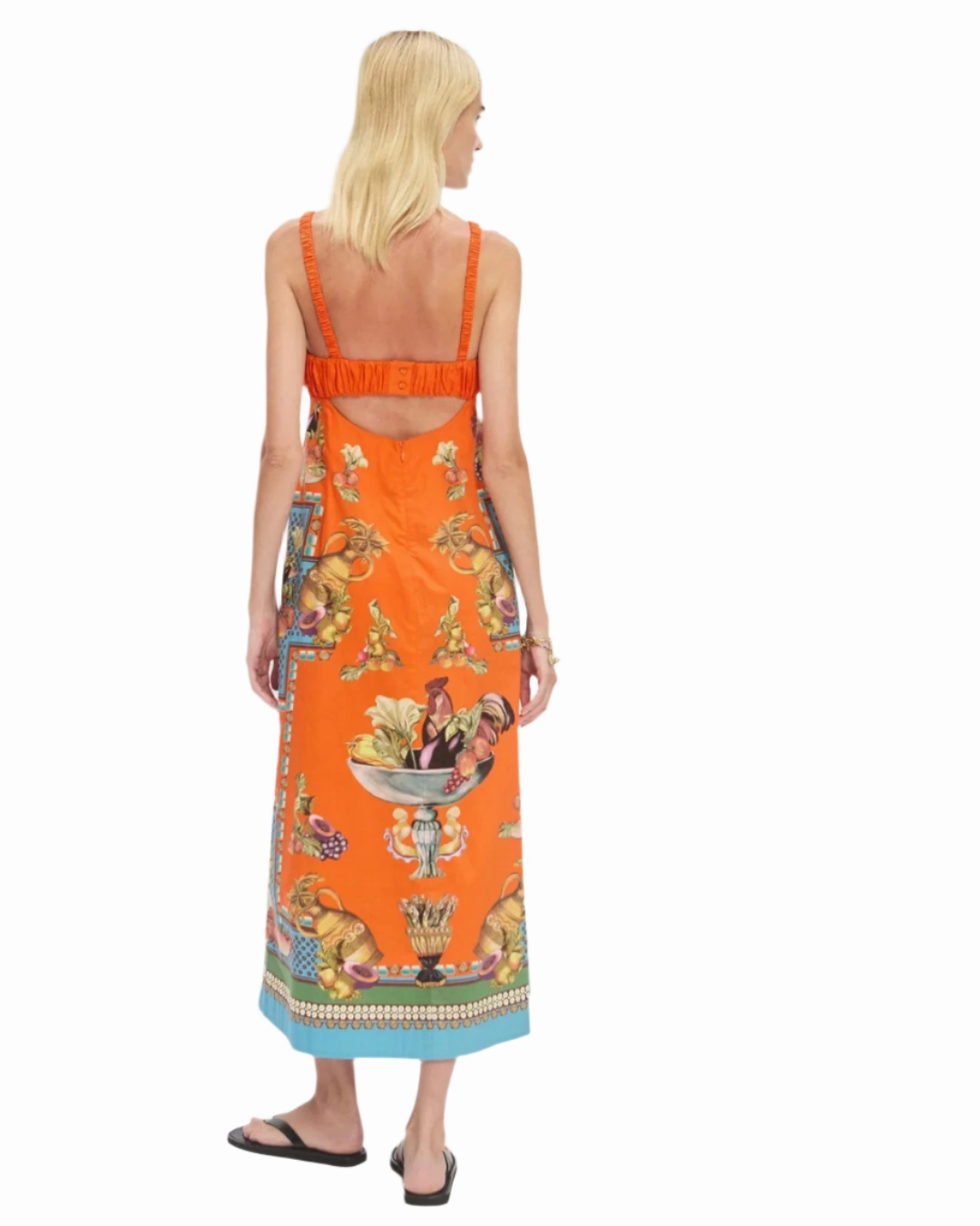 Rocco Midi Dress in Multi Minimalist feel