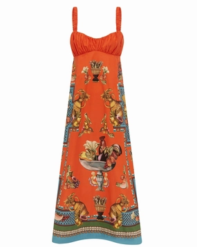 Sleek Form Rocco Midi Dress in Multi