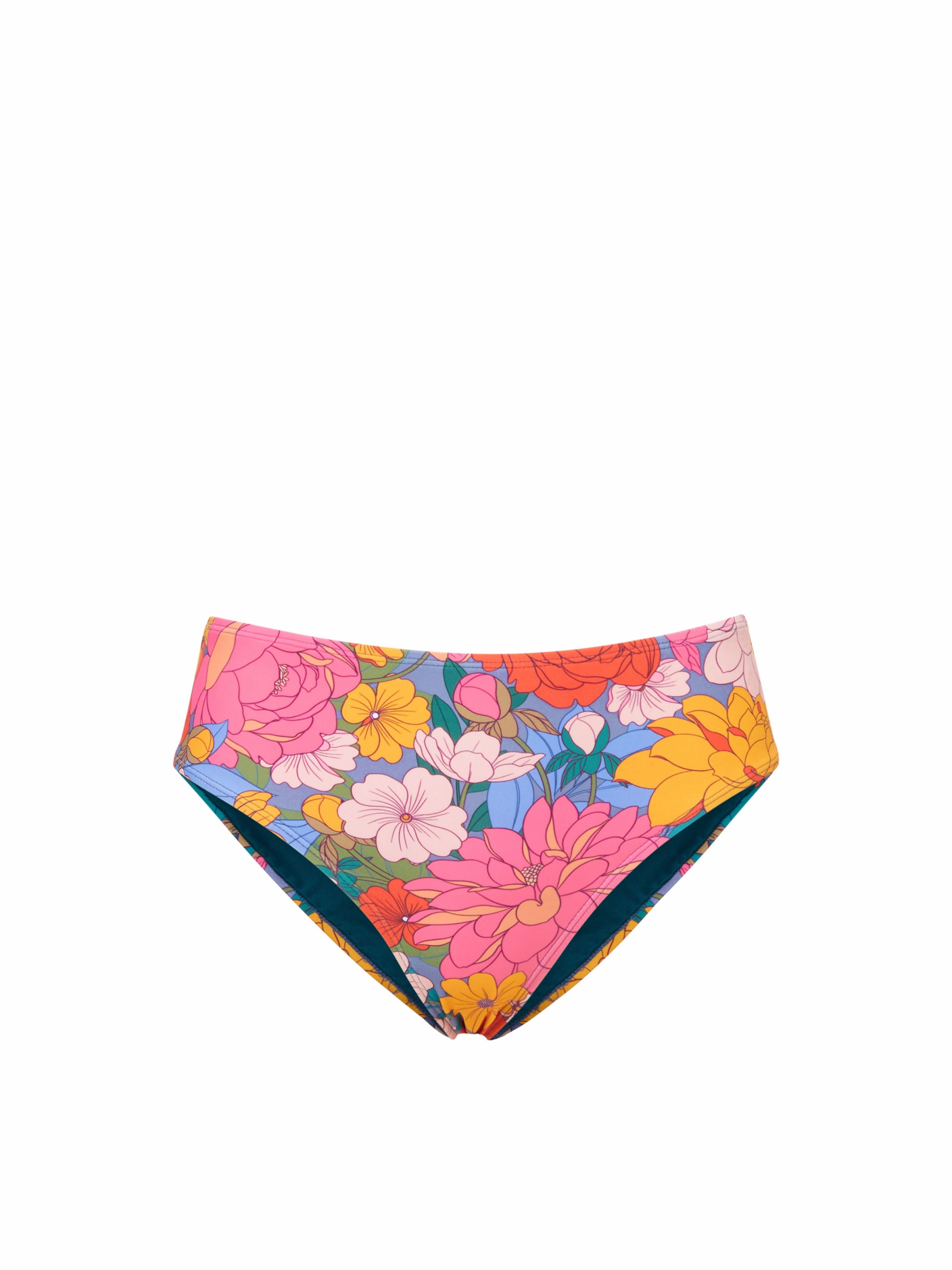 Classic Midrise Bottom In Zinnia Fields Anti Snag Fabric Resort-Collection