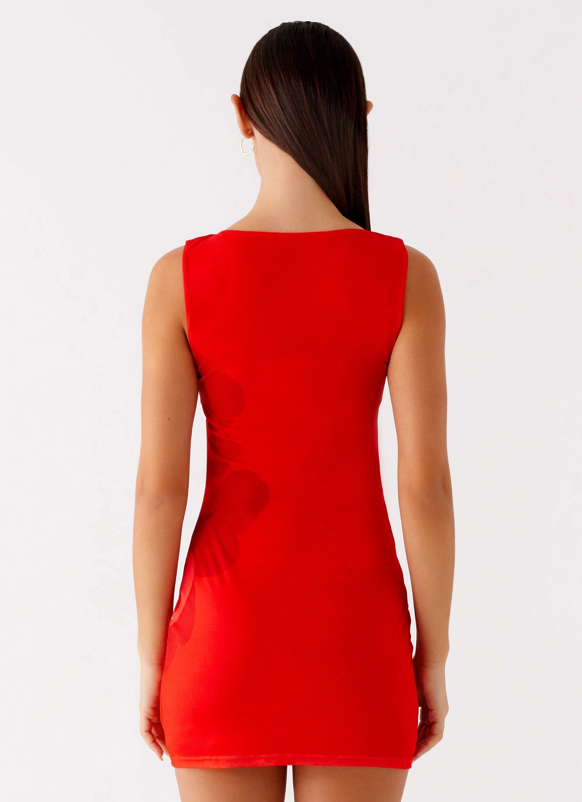 Modern Appearance Year Rounder Happy Hour Mini Dress - Red