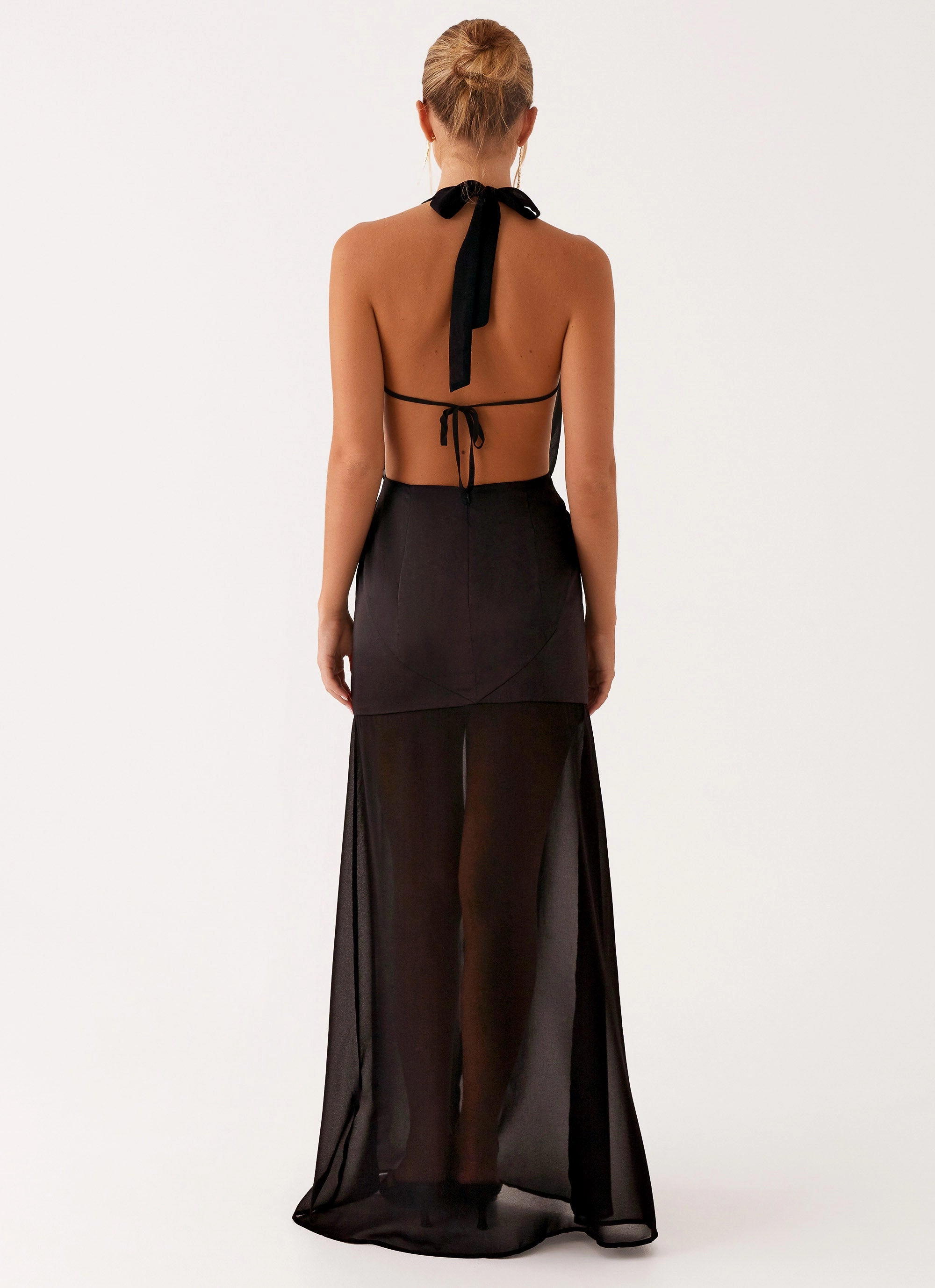 Evening Ready Mood Edge Fenella Maxi Dress - Black