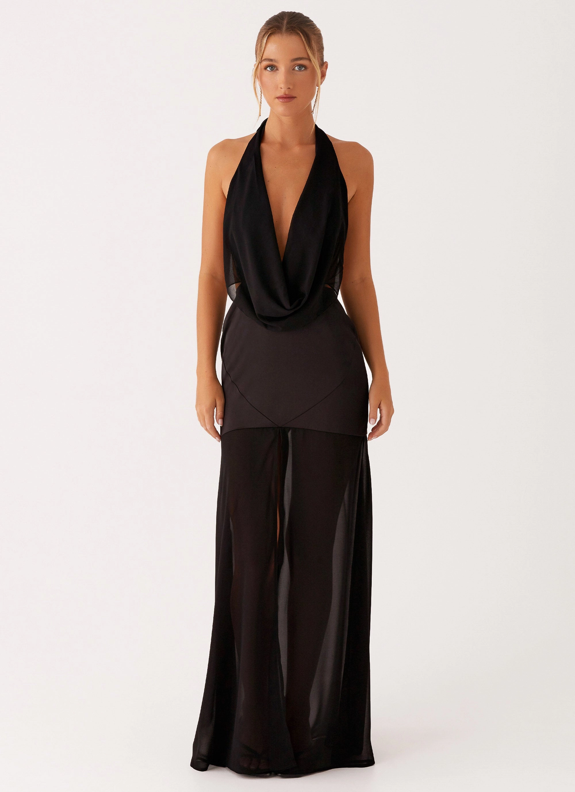 Smooth Layers Fenella Maxi Dress - Black