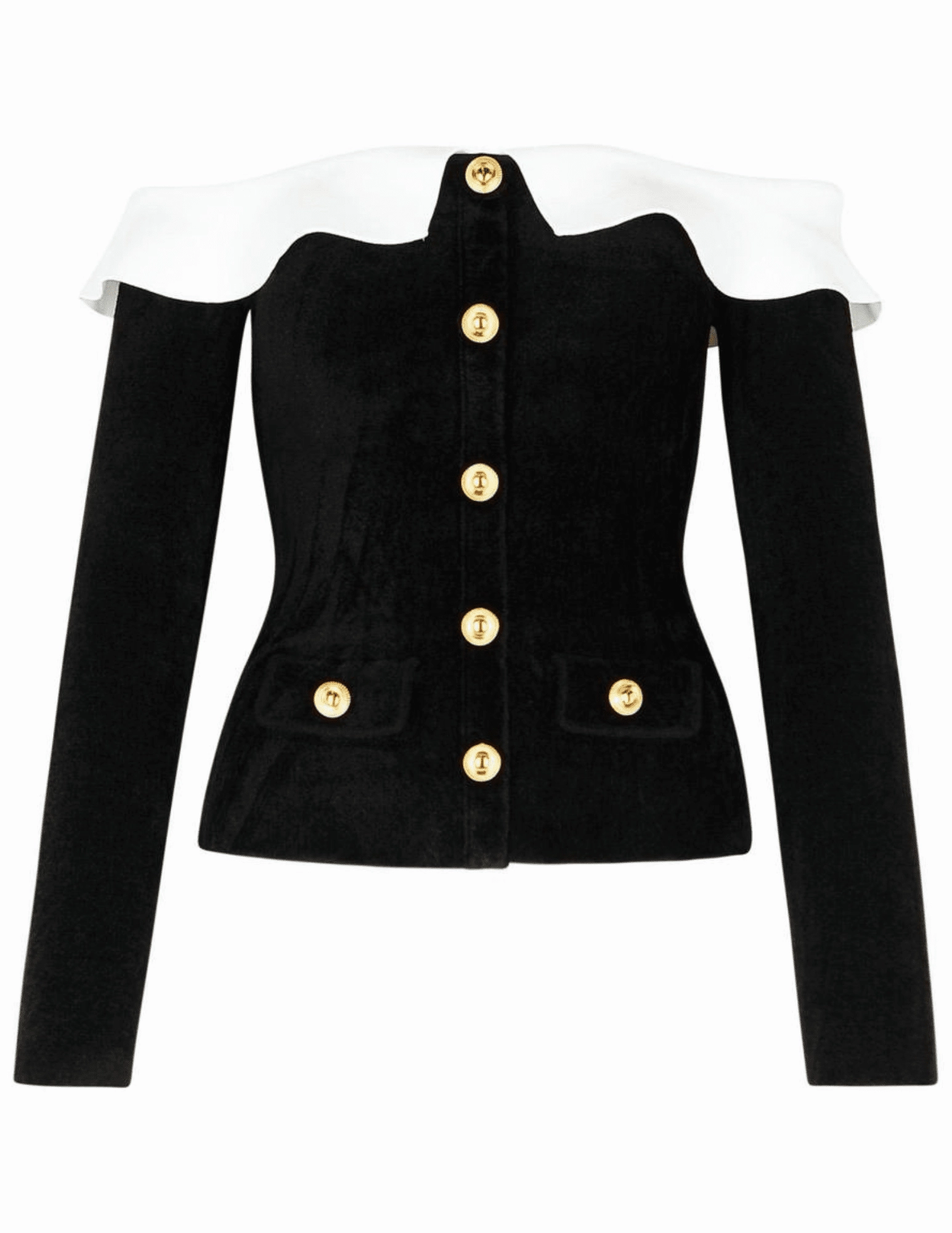 Self-Portrait Chenille Knit Off Shoulder Top SALE Timeless Appeal Fit For All