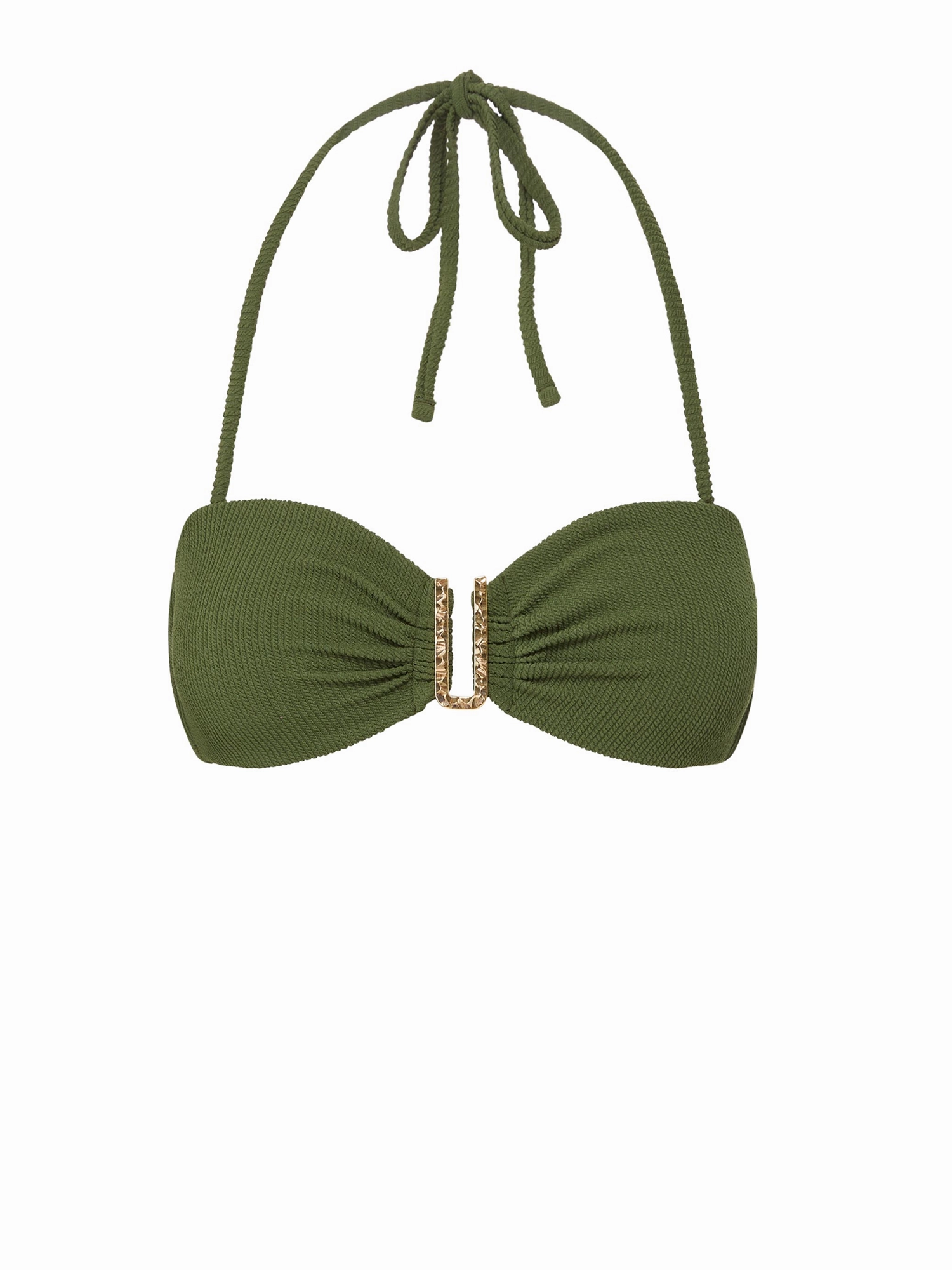 New Arrival Cindy Top Olive Texture